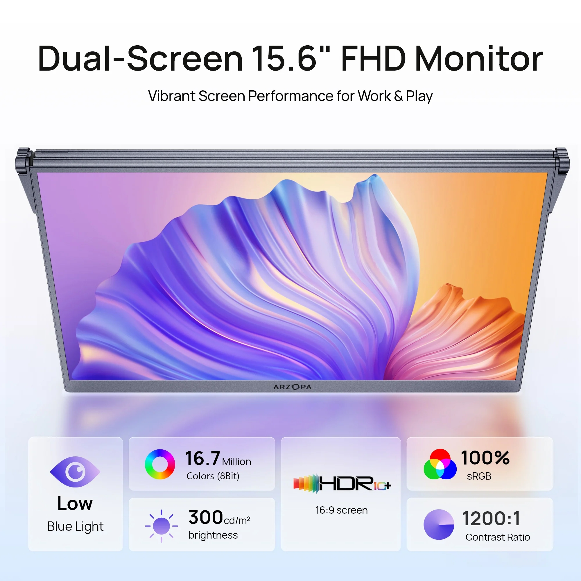 Màn hình di động Arzopa E1 Dual-Screen