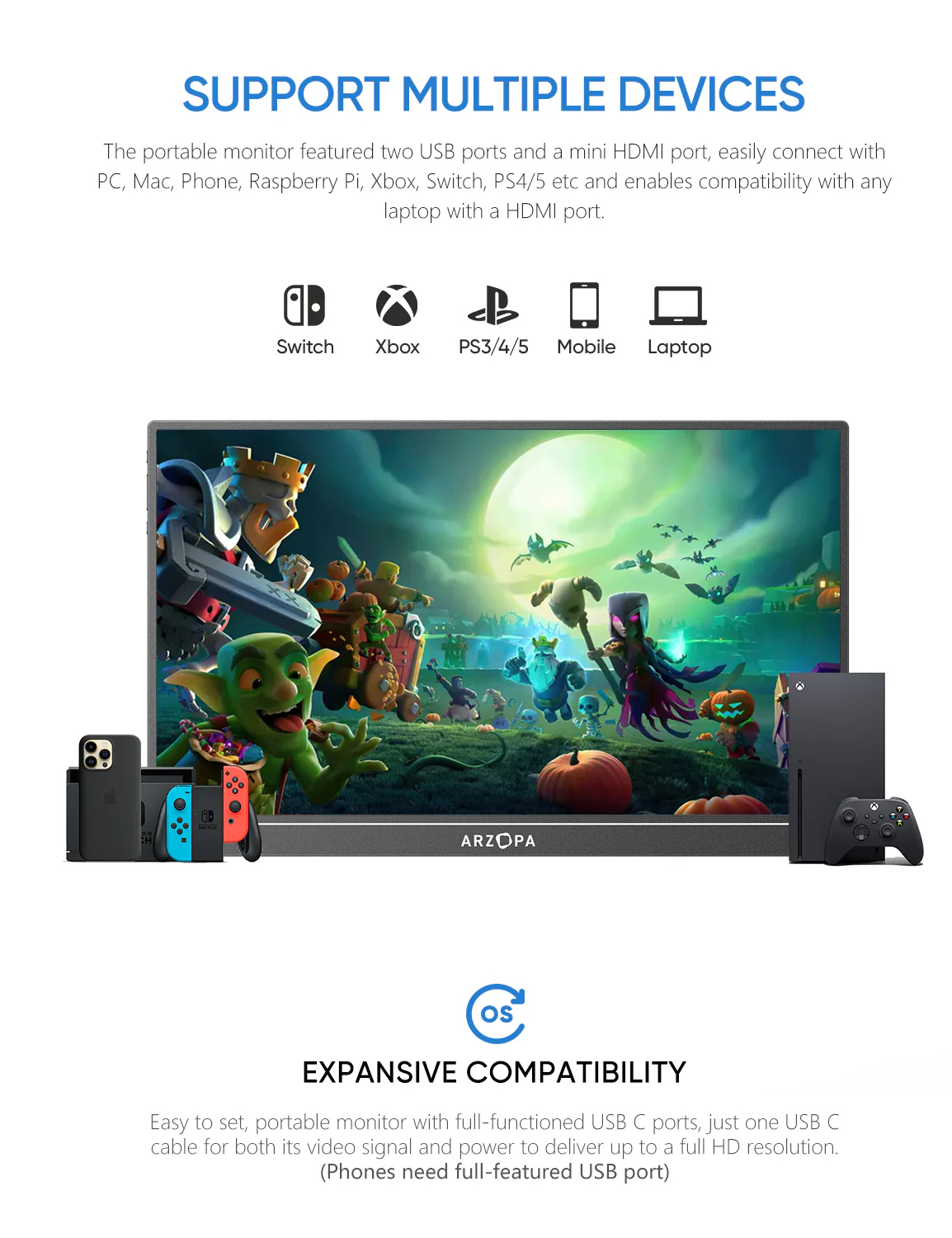 Màn hình di động Arzopa Z1C 16.1-inch