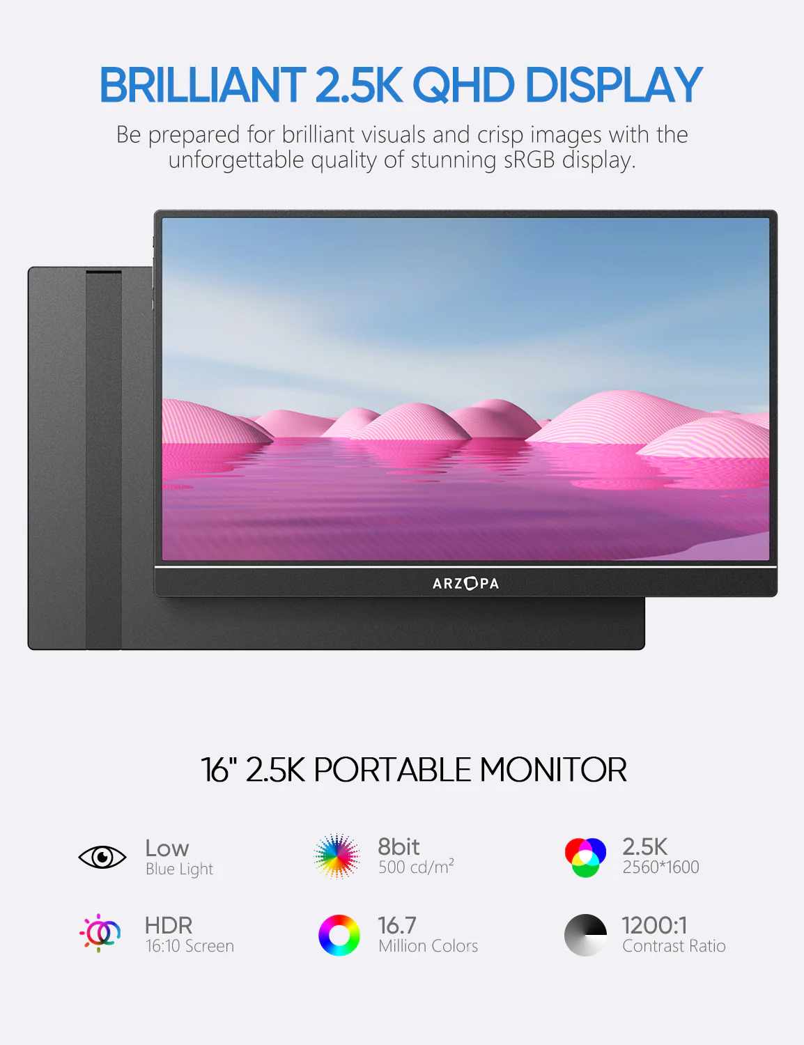 Màn hình di động Arzopa Z1RC 16-inch