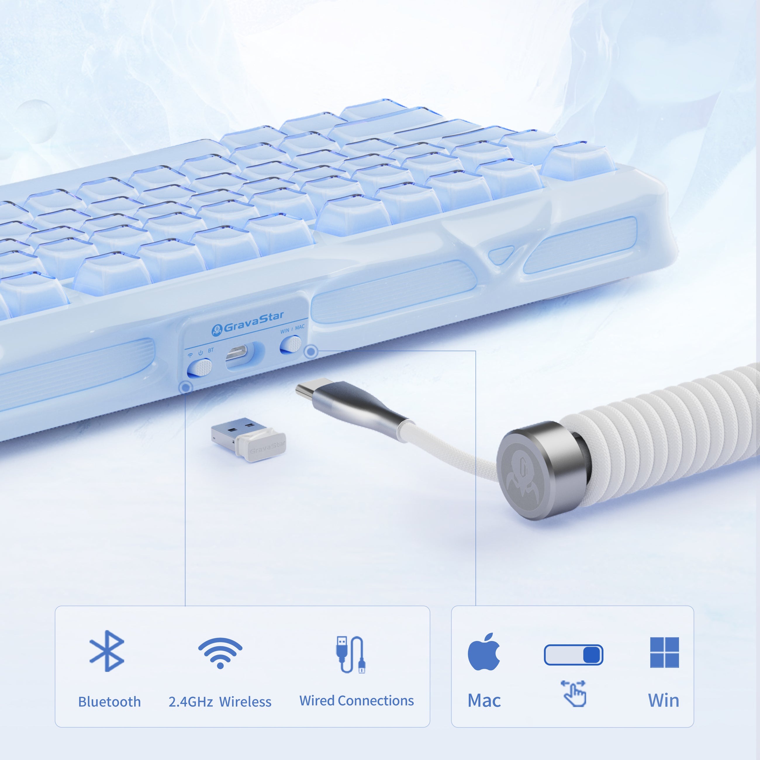 GravaStar K1 Ice Blue