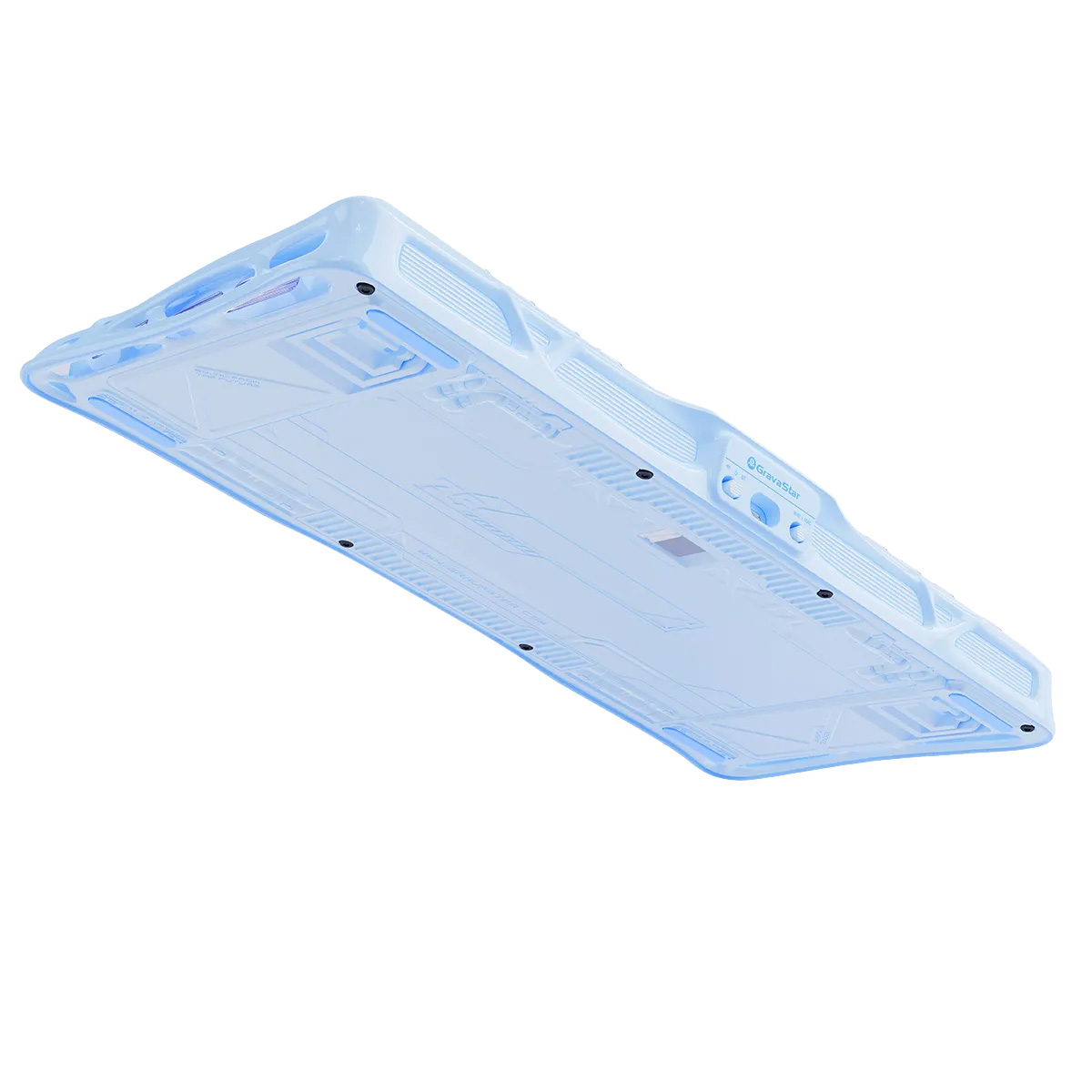Bàn phím GravaStar Mercury K1 Ice Blue