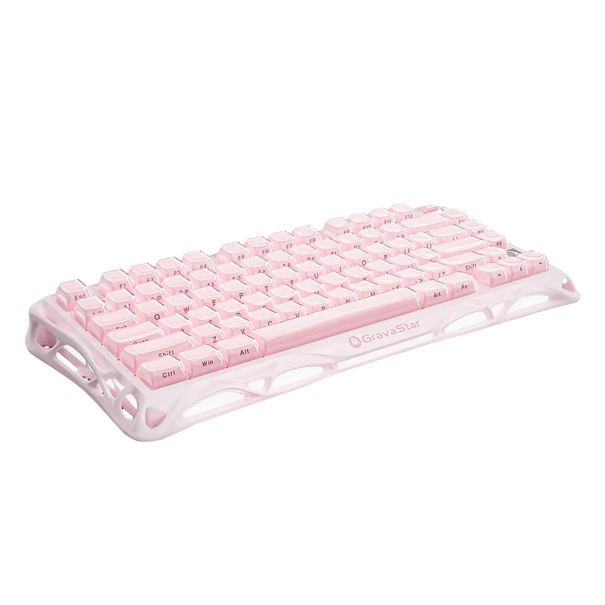 Bàn phím GravaStar Mercury K1 Sakura Pink