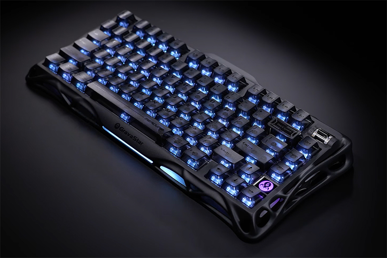 Bàn phím GravaStar Mercury K1 Stealth Black