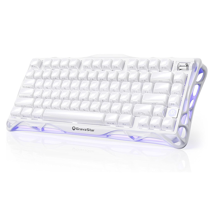 Bàn phím GravaStar Mercury K1 Opaline White