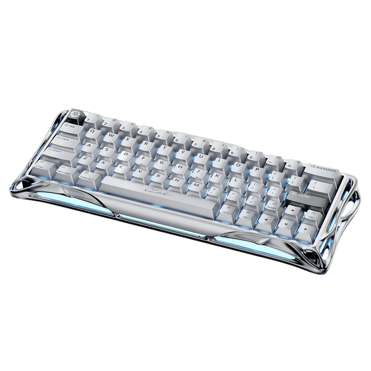 Bàn phím GravaStar Mercury V60 Pro Chrome Silver