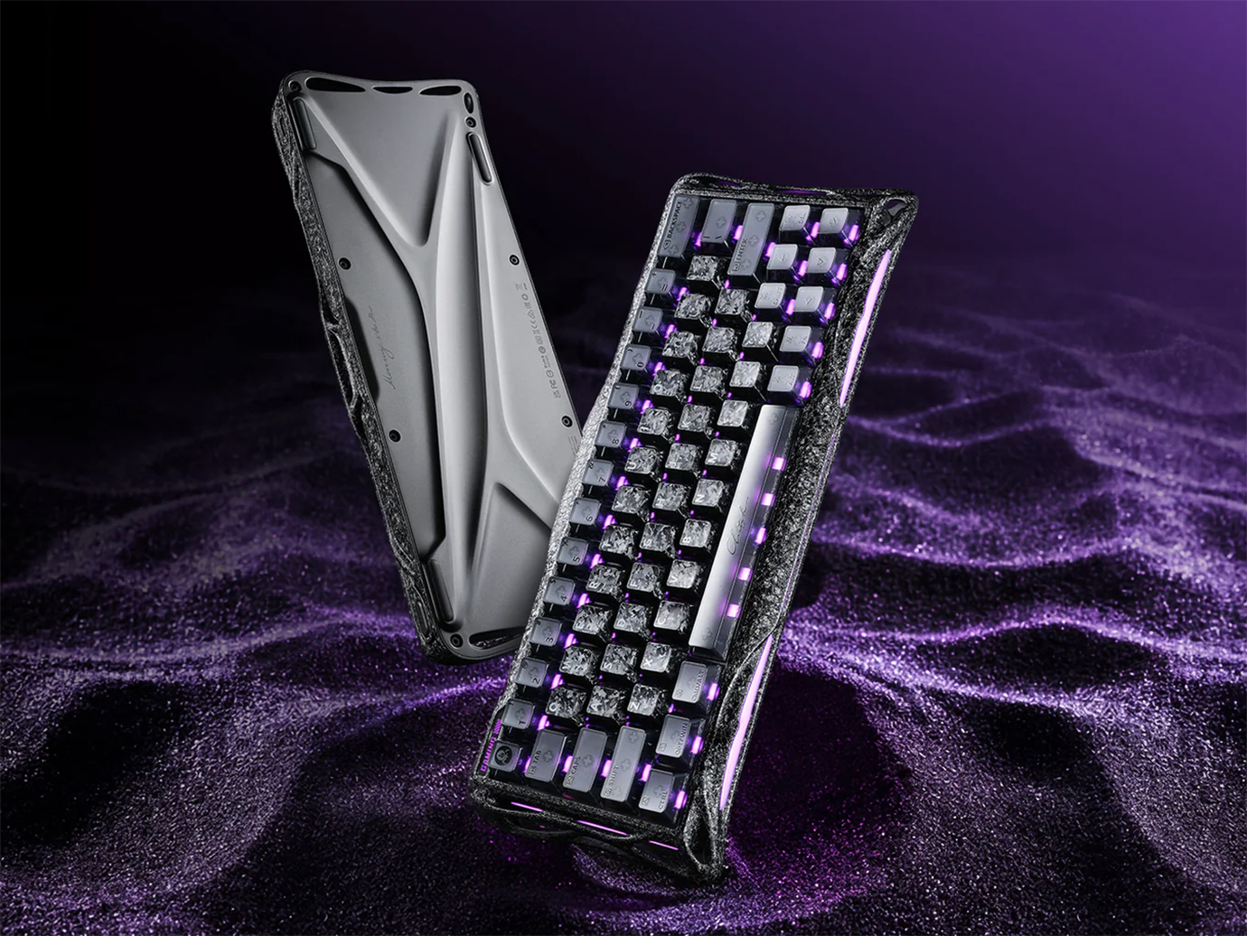 Bàn phím GravaStar Mercury V60 Pro Cyber Frost Black