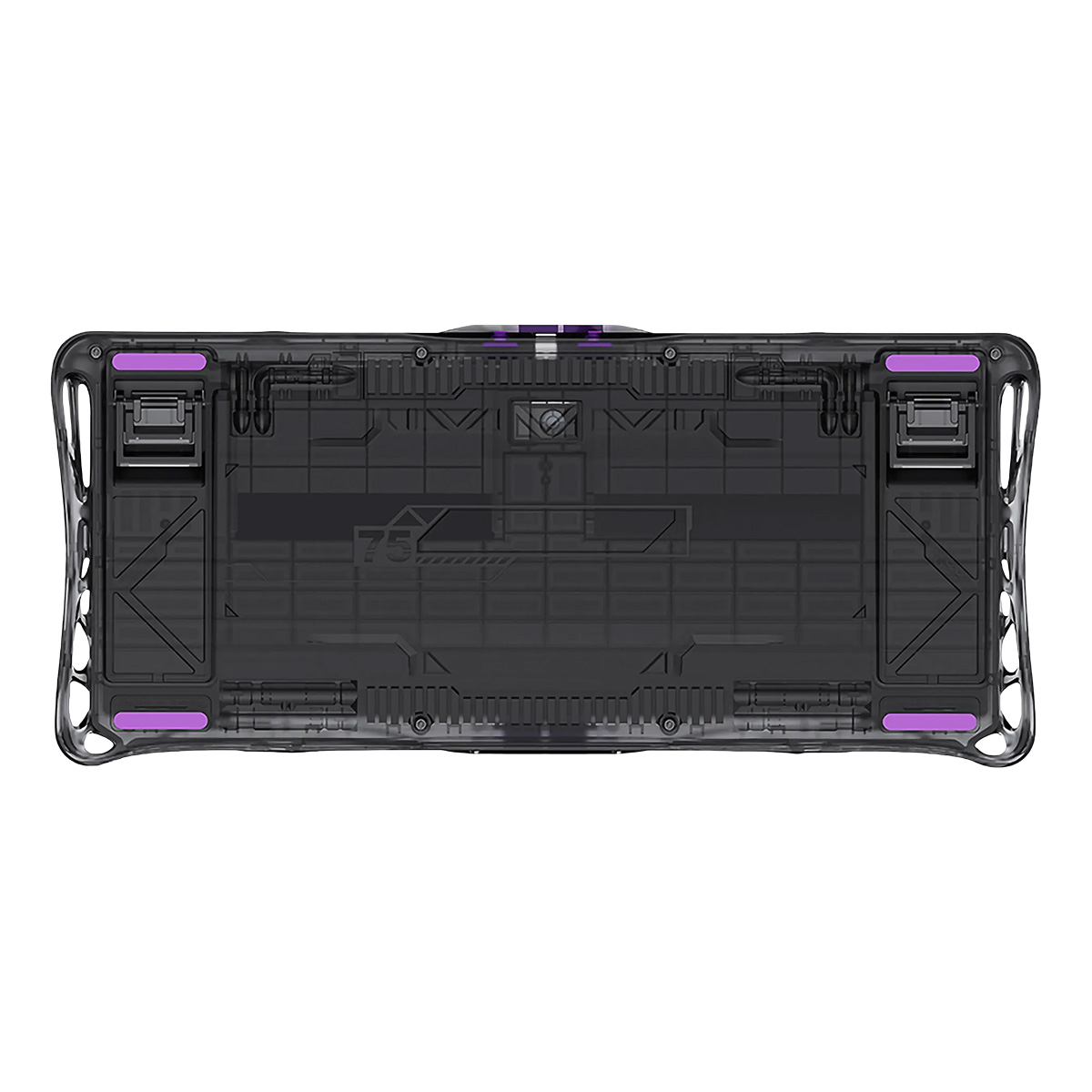 Bàn phím GravaStar Mercury V75 Lite Transparent Black