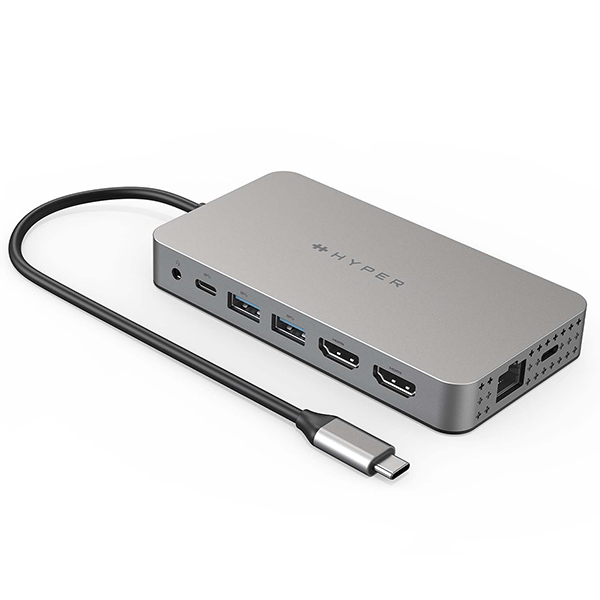 Hub USB-C HyperDrive HDMI Dual 4k 10-in-1