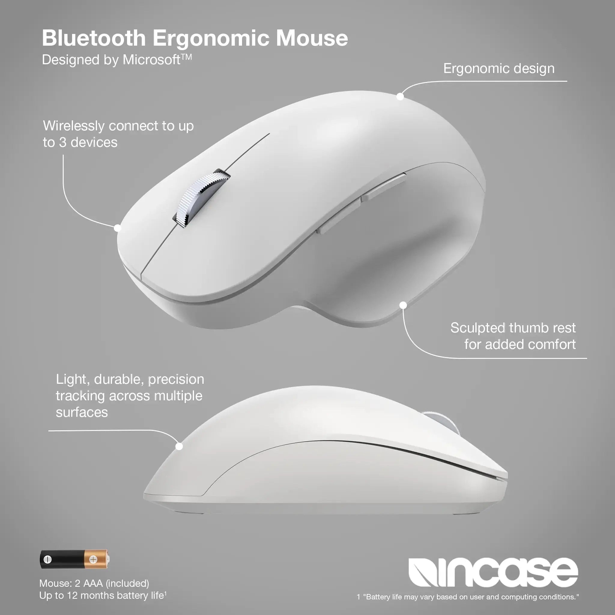 Chuột Incase Bluetooth Ergonomic Mouse