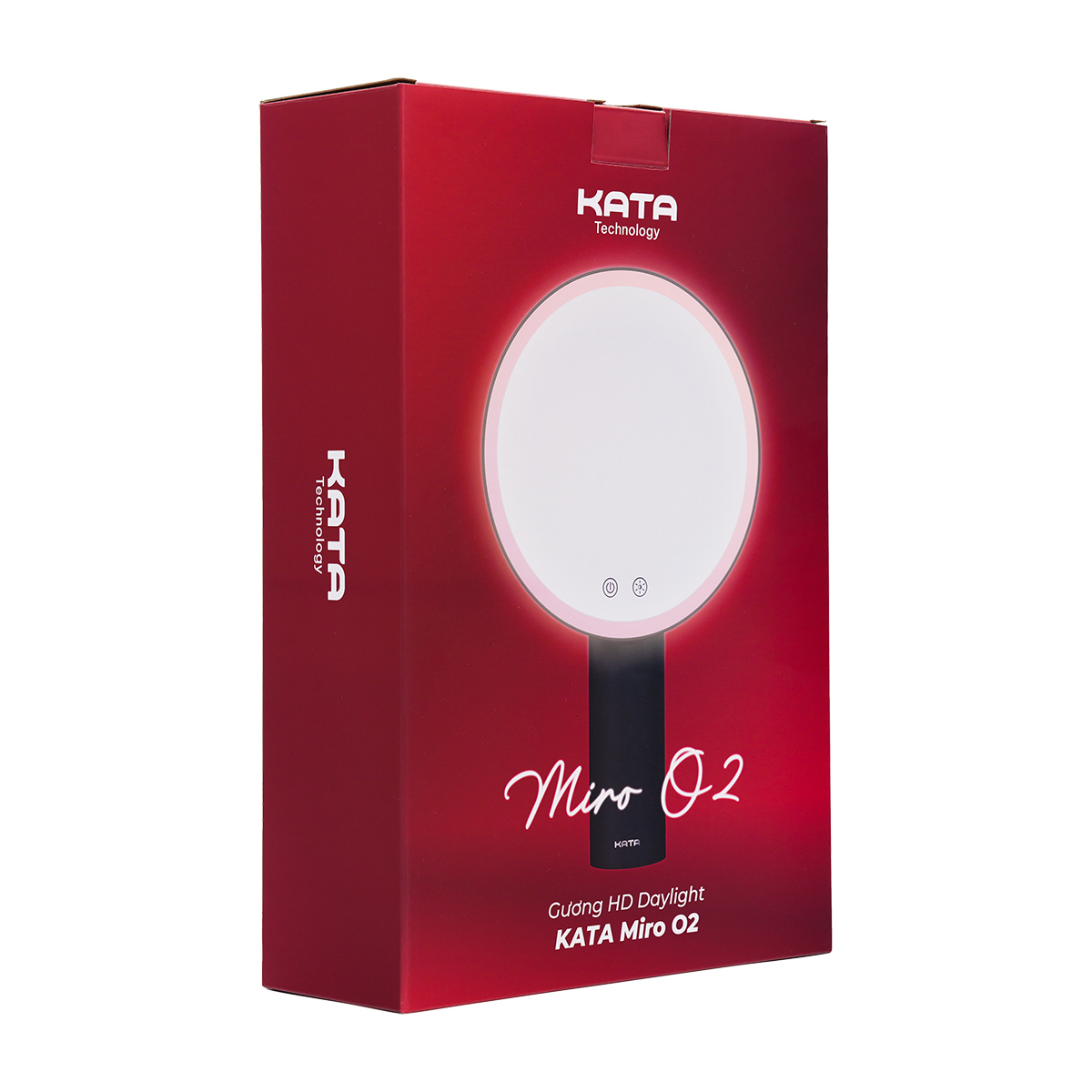 Gương LED trang điểm Kata Miro O2 màu Black
