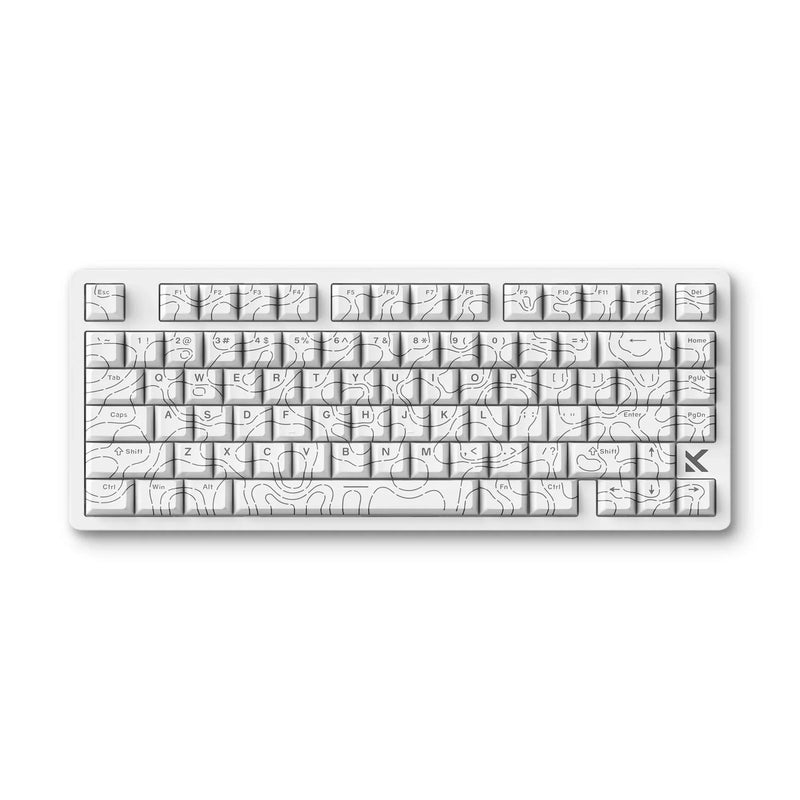 Bàn phím Mchose Jet 75 White Topographic