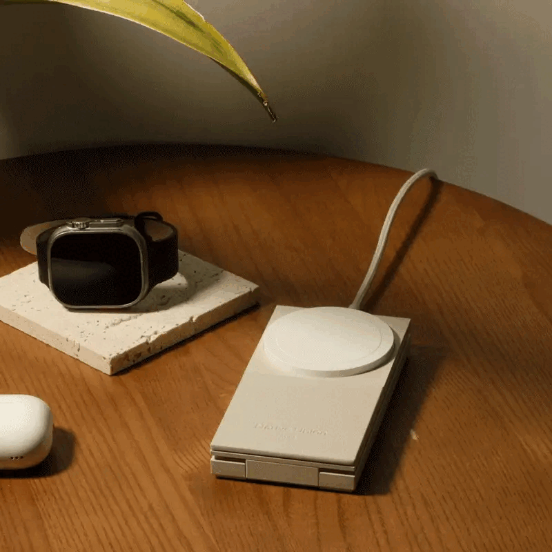 Dock sạc không dây Native Union Rise 3-in-1 Magnetic Wireless Charger
