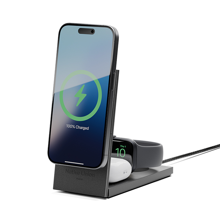 Sạc không dây Native Union Rise 3-in-1 Magnetic Wireless Charger