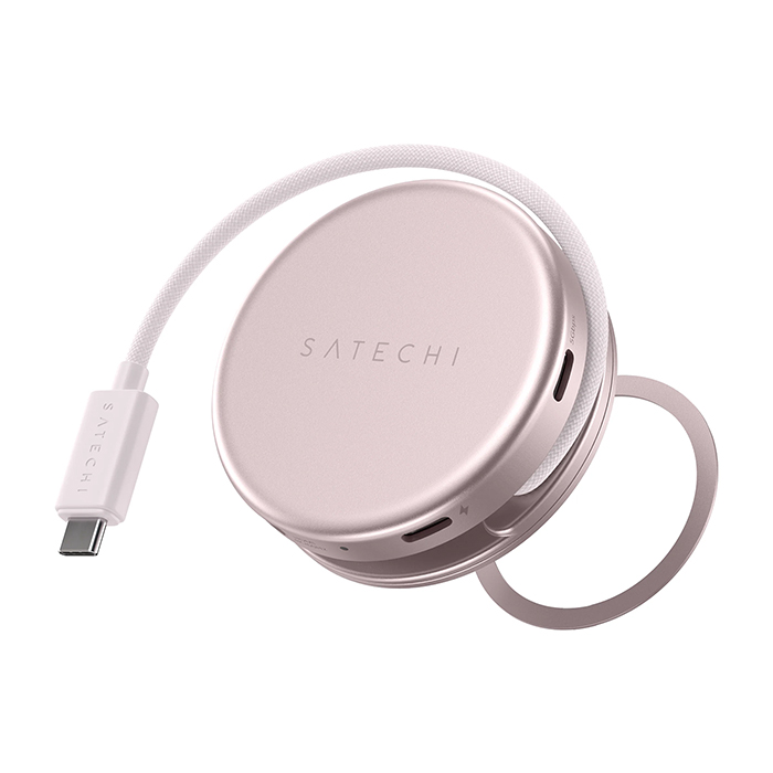 Hub Satechi OnTheGo 5-in-1 Pink
