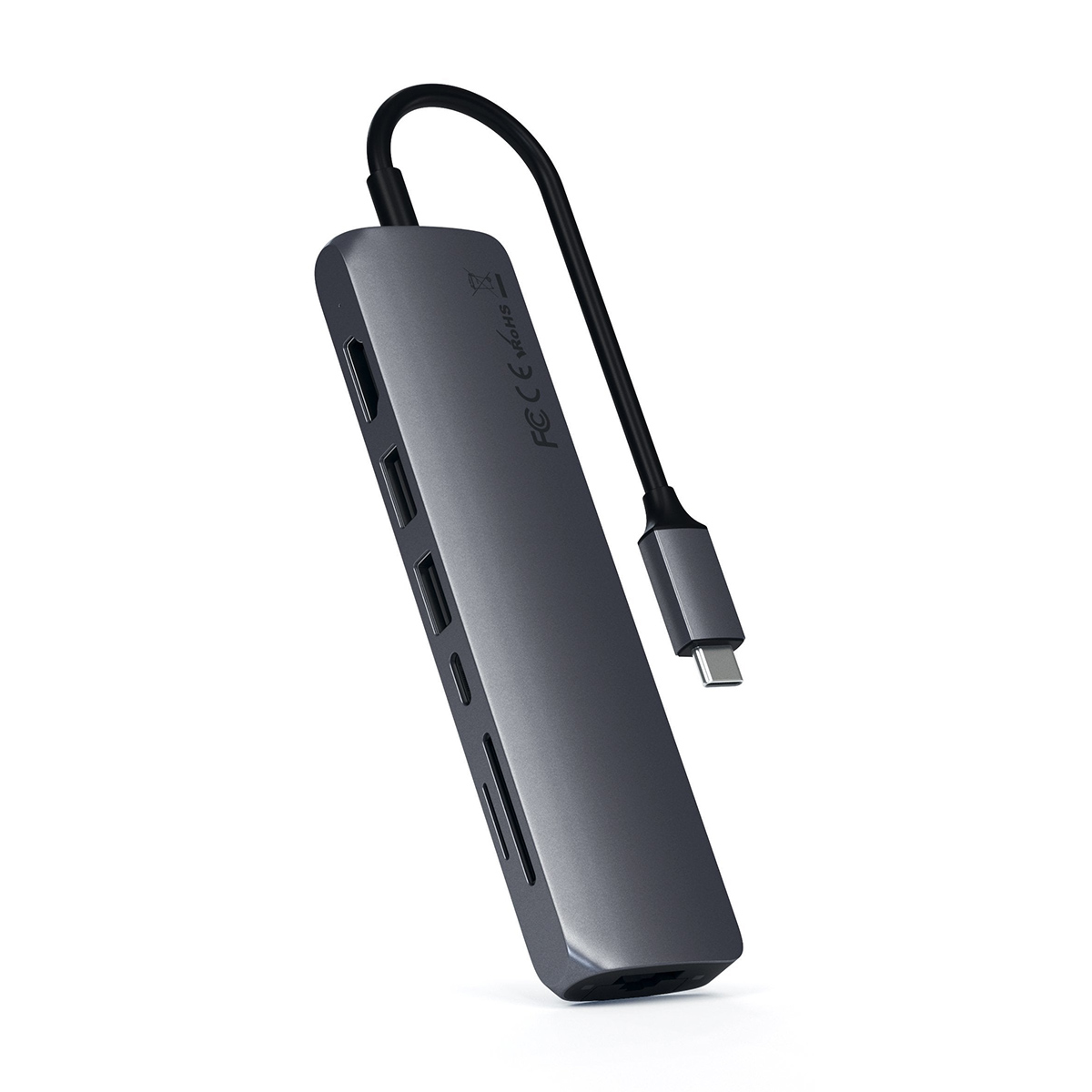 Hub USB-C Satechi Slim 7-in-1 with Ethernet