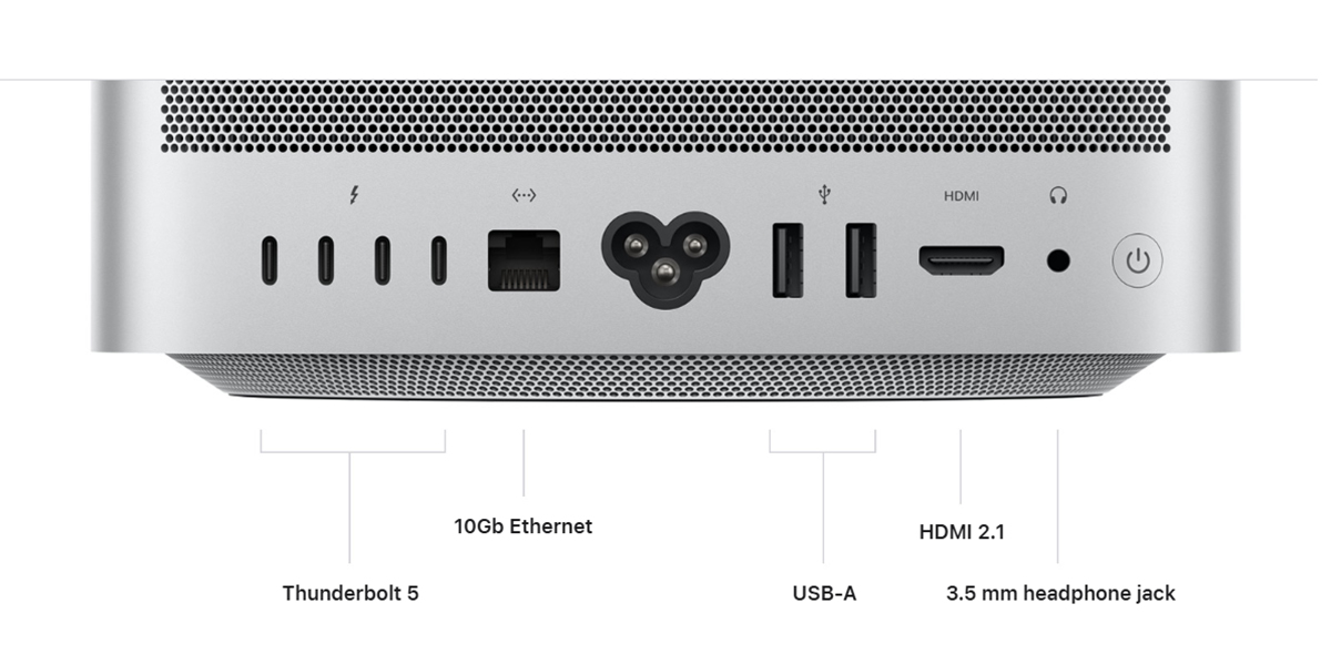 Detail Mac Studio M4