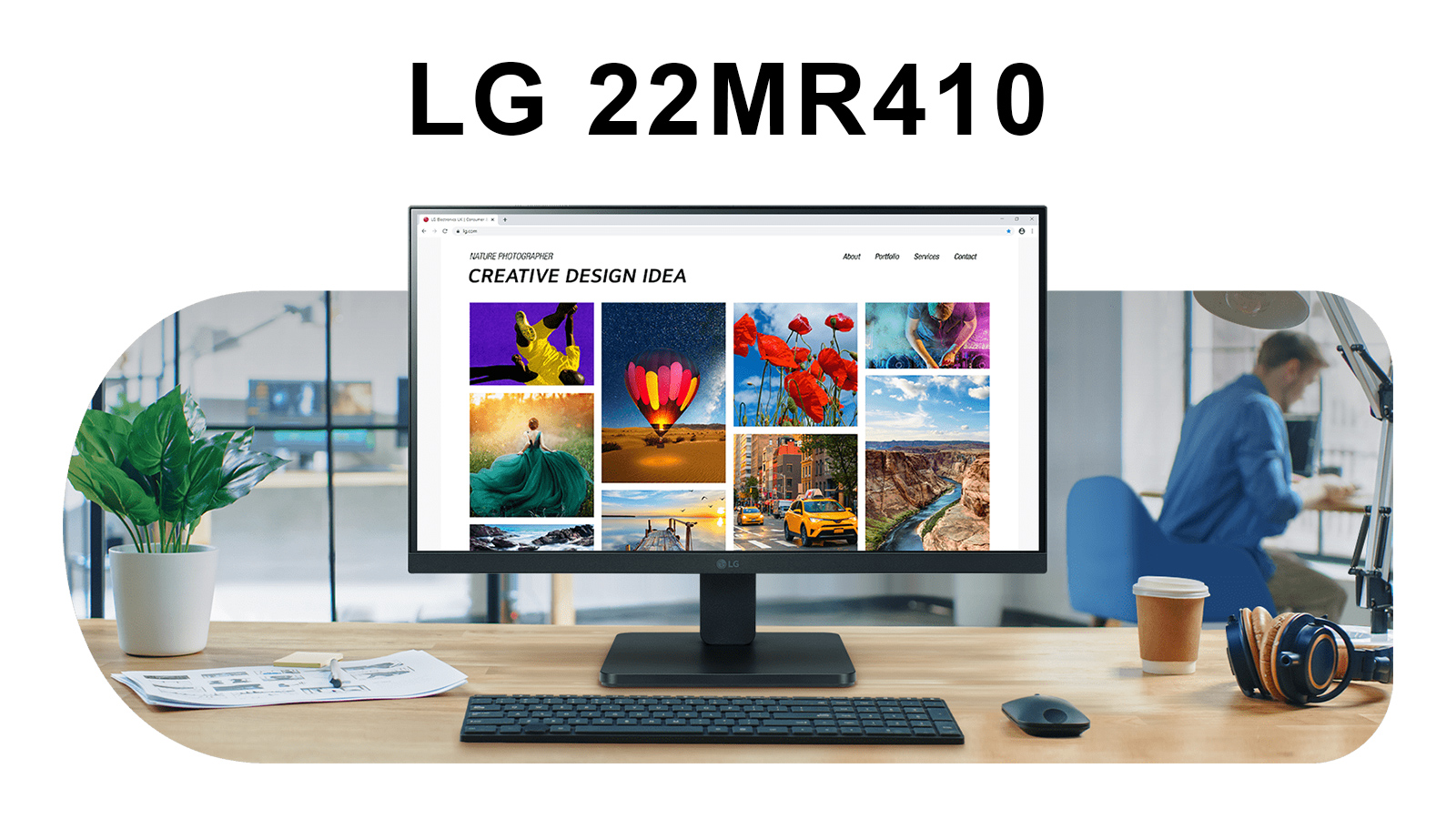 LG 22MR410