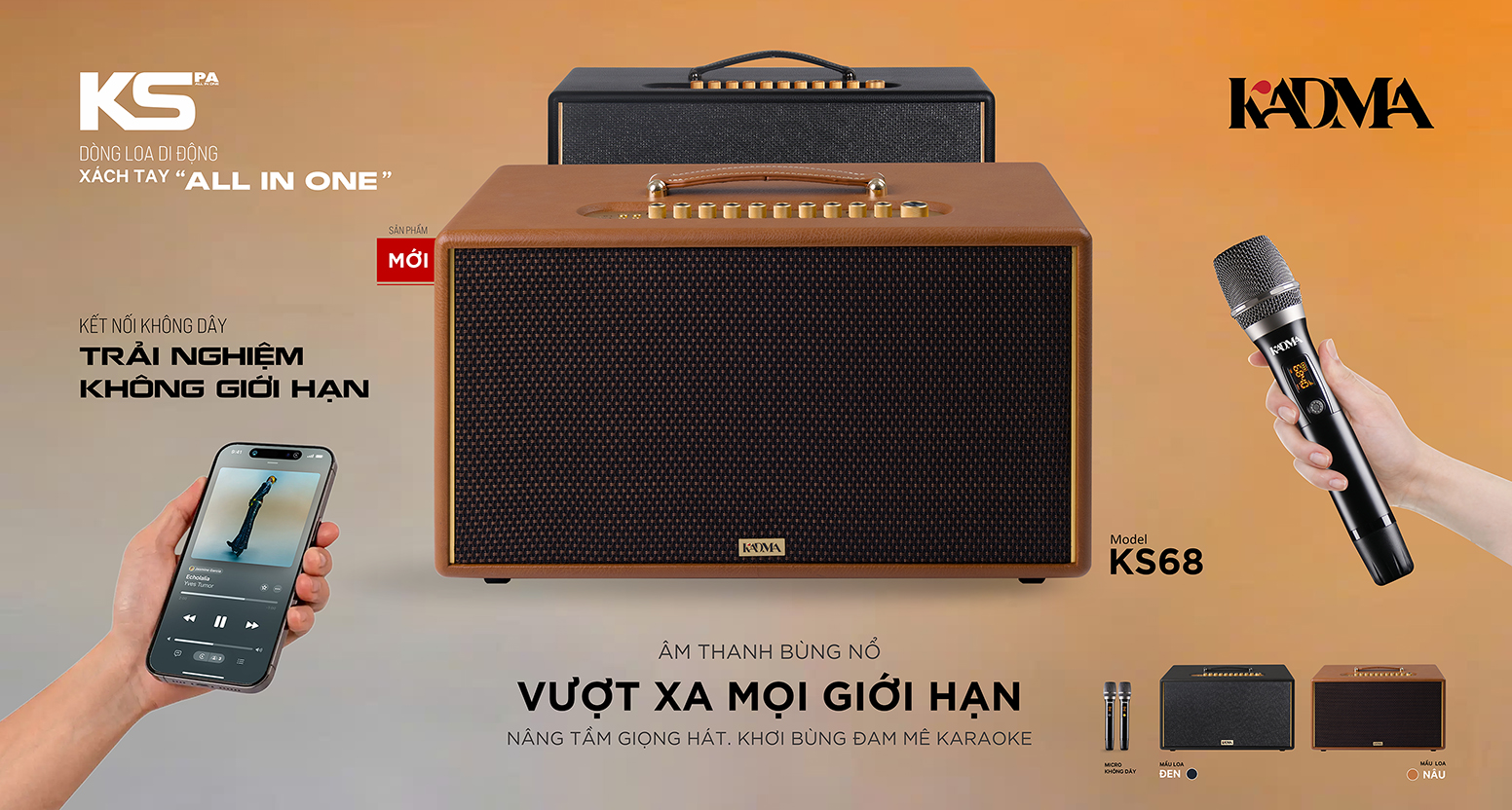 Loa Karaoke Kadma KM-KS68
