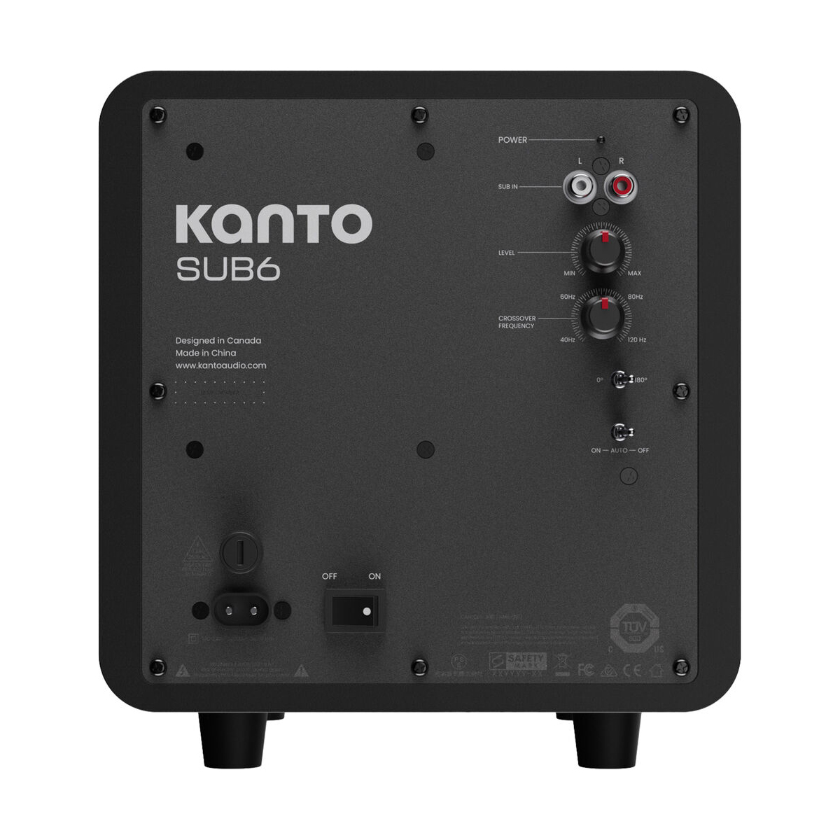 Loa Kanto Sub6 Black