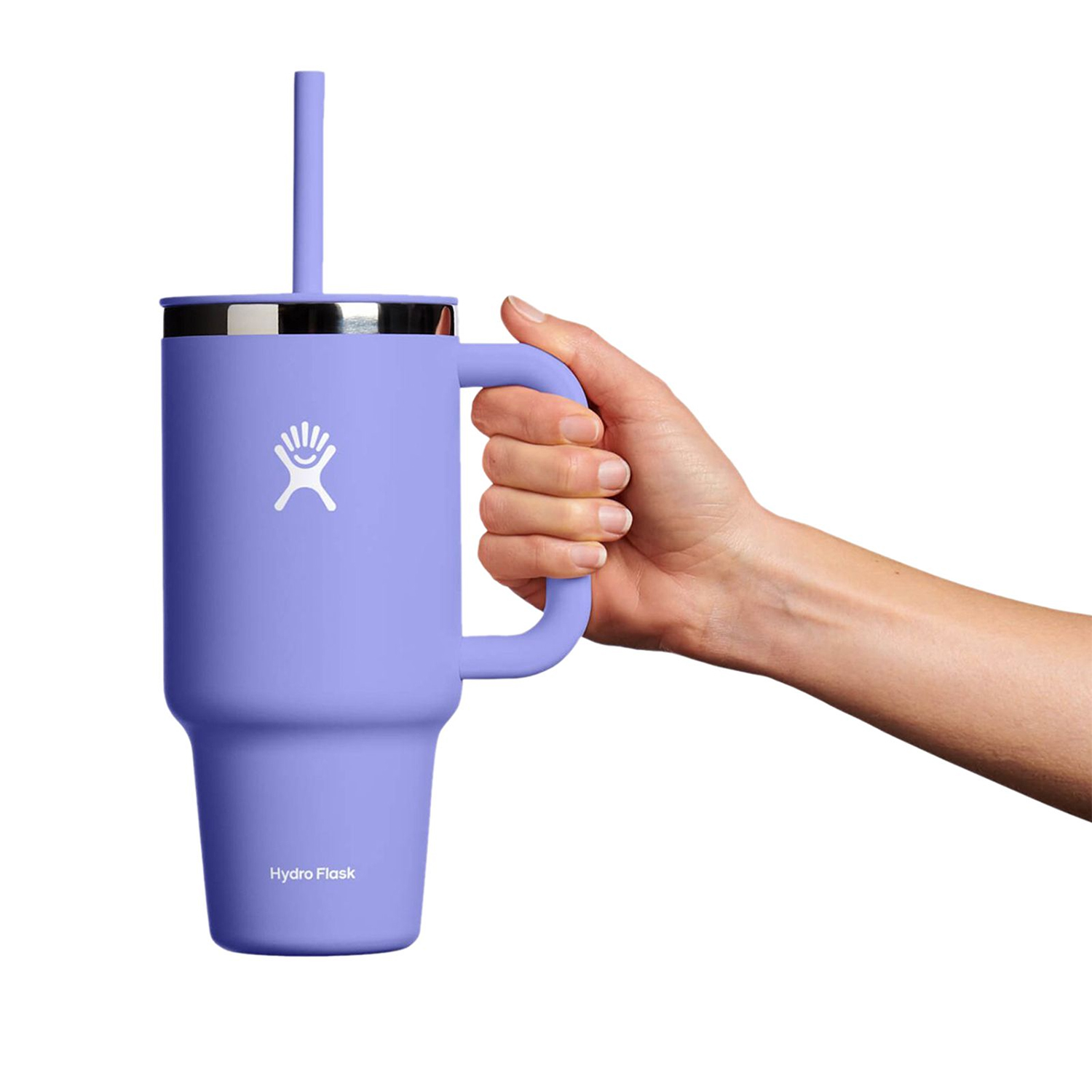 Ly Hydro Flask Around Travel Tumbler 32oz màu Tím Lupine