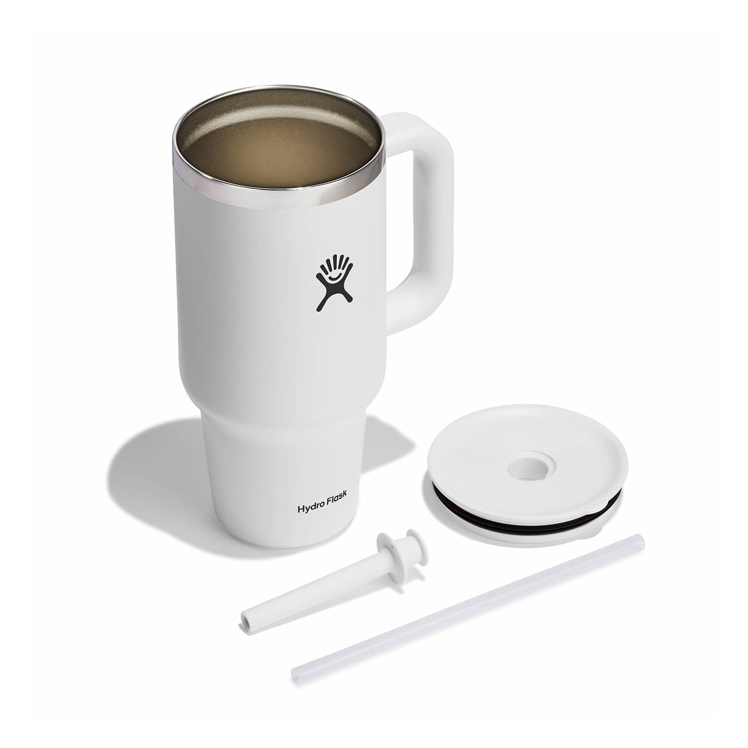 Ly Hydro Flask Around Travel Tumbler 32oz màu White