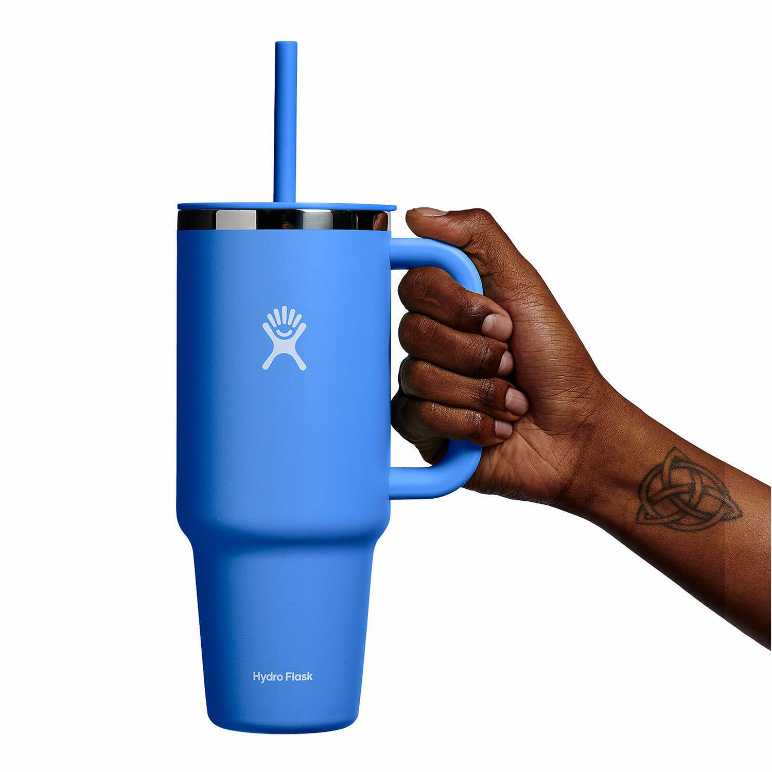 Ly Hydro Flask Around Travel Tumbler 40oz màu Xanh Blue