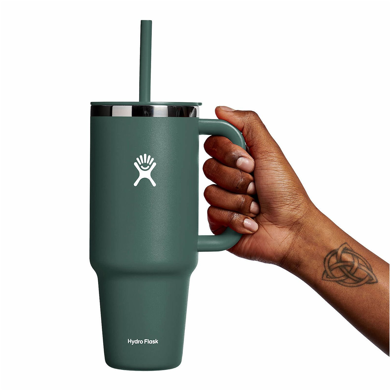 Ly Hydro Flask Around Travel Tumbler 40oz màu Xanh Fir