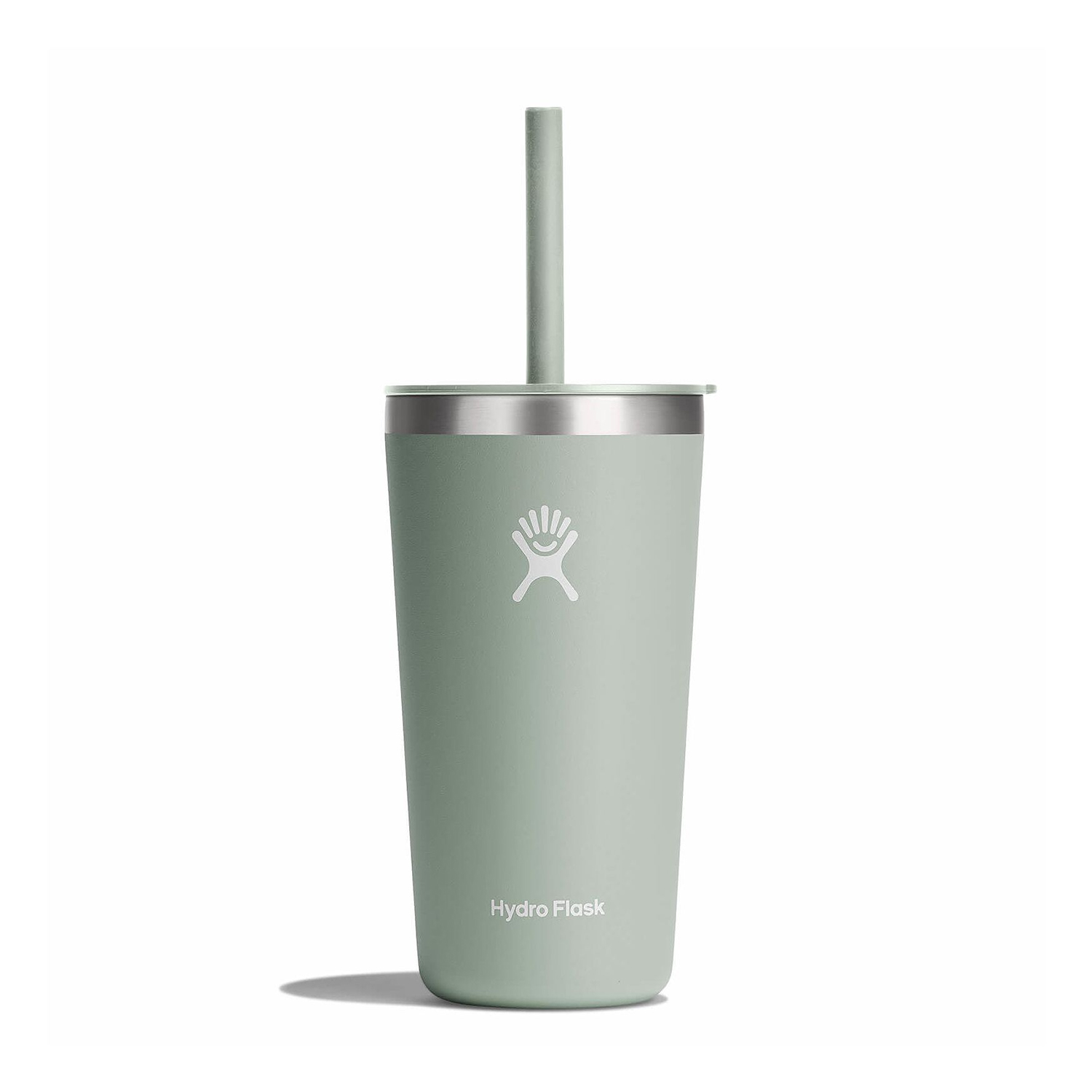 Ly Hydro Flask Around Tumbler Straw Lid 20oz màu xanh Agave