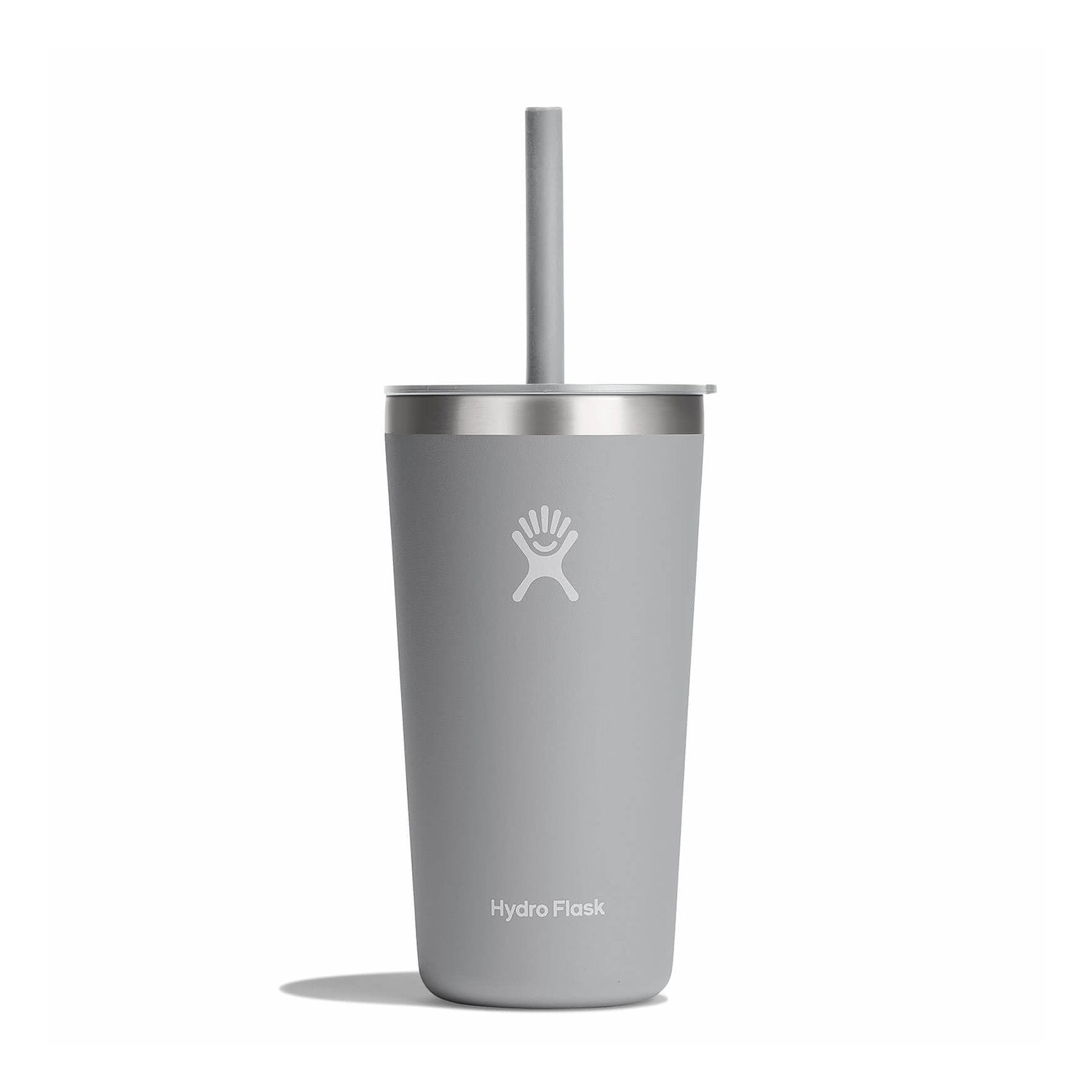 Ly Hydro Flask Around Tumbler Straw Lid 20oz màu Xám Birch