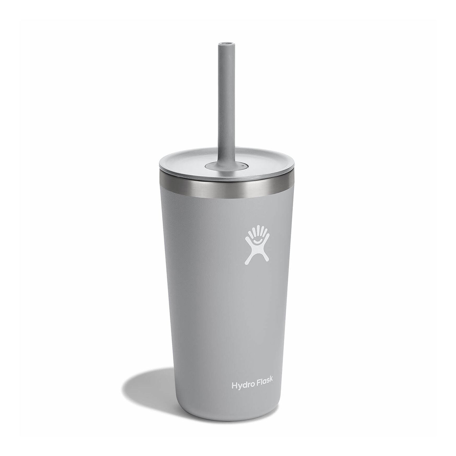 Ly Hydro Flask Around Tumbler Straw Lid 20oz màu Xám Birch