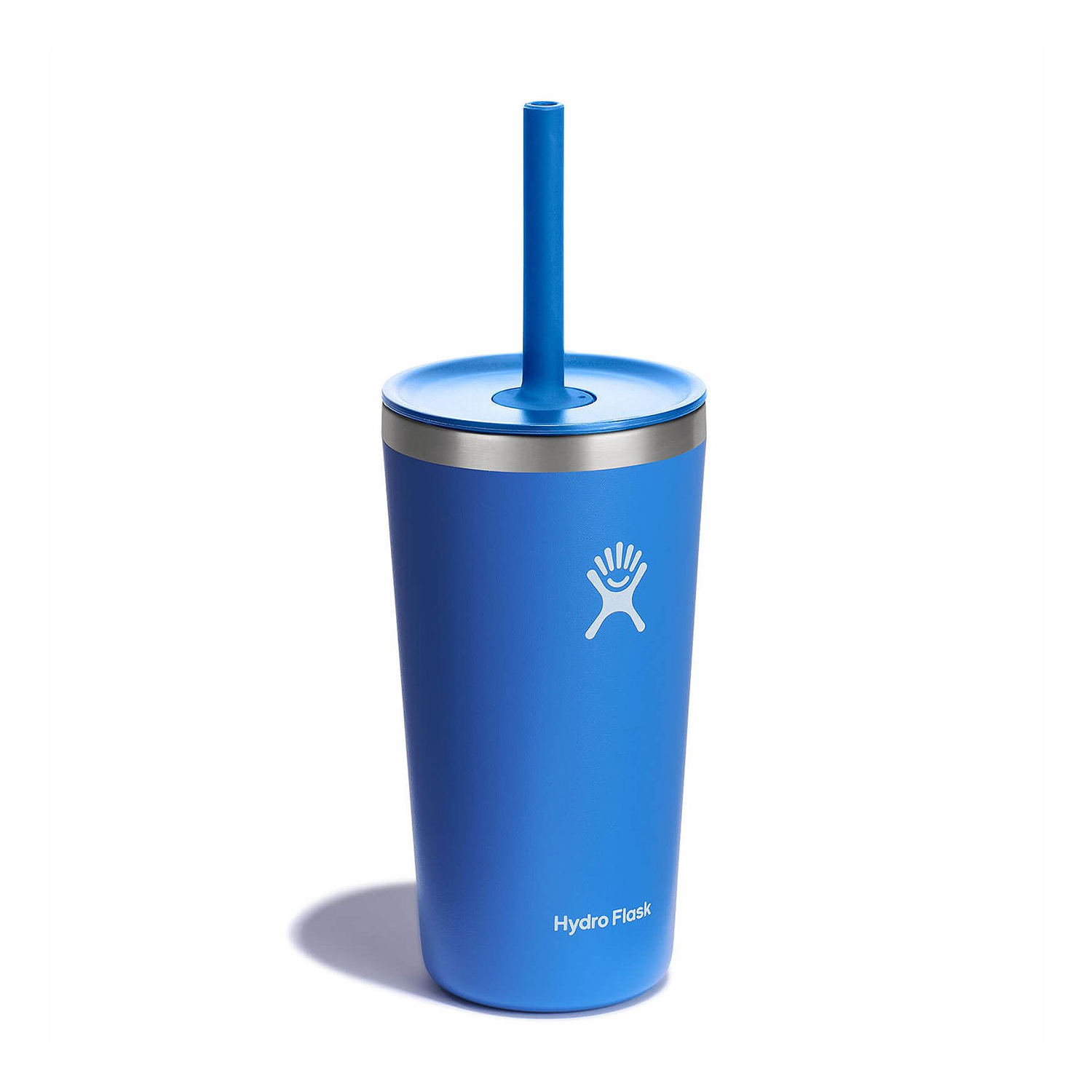 Ly Hydro Flask Around Tumbler Straw Lid 20oz màu Xanh Blue