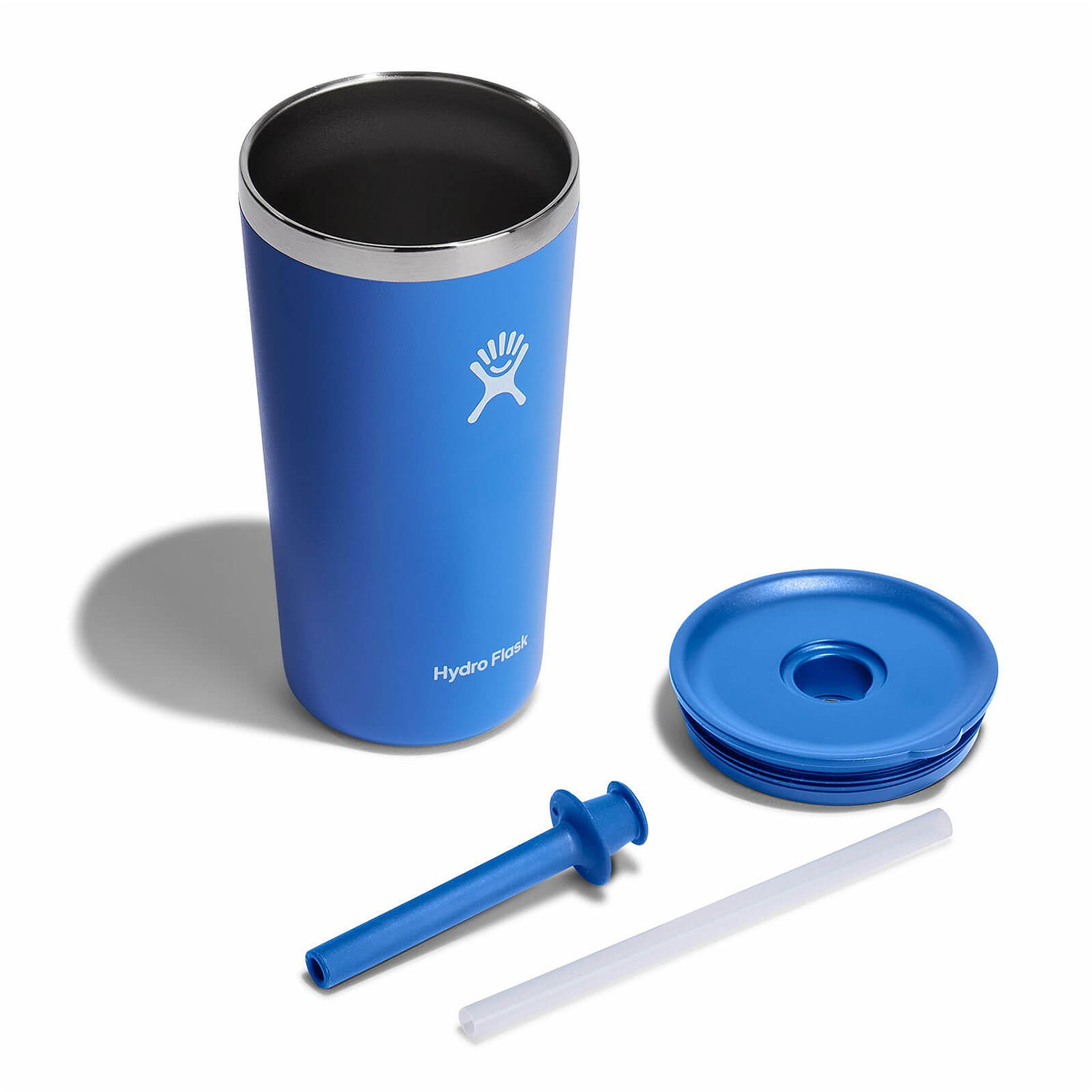 Ly Hydro Flask Around Tumbler Straw Lid 20oz màu Xanh Blue