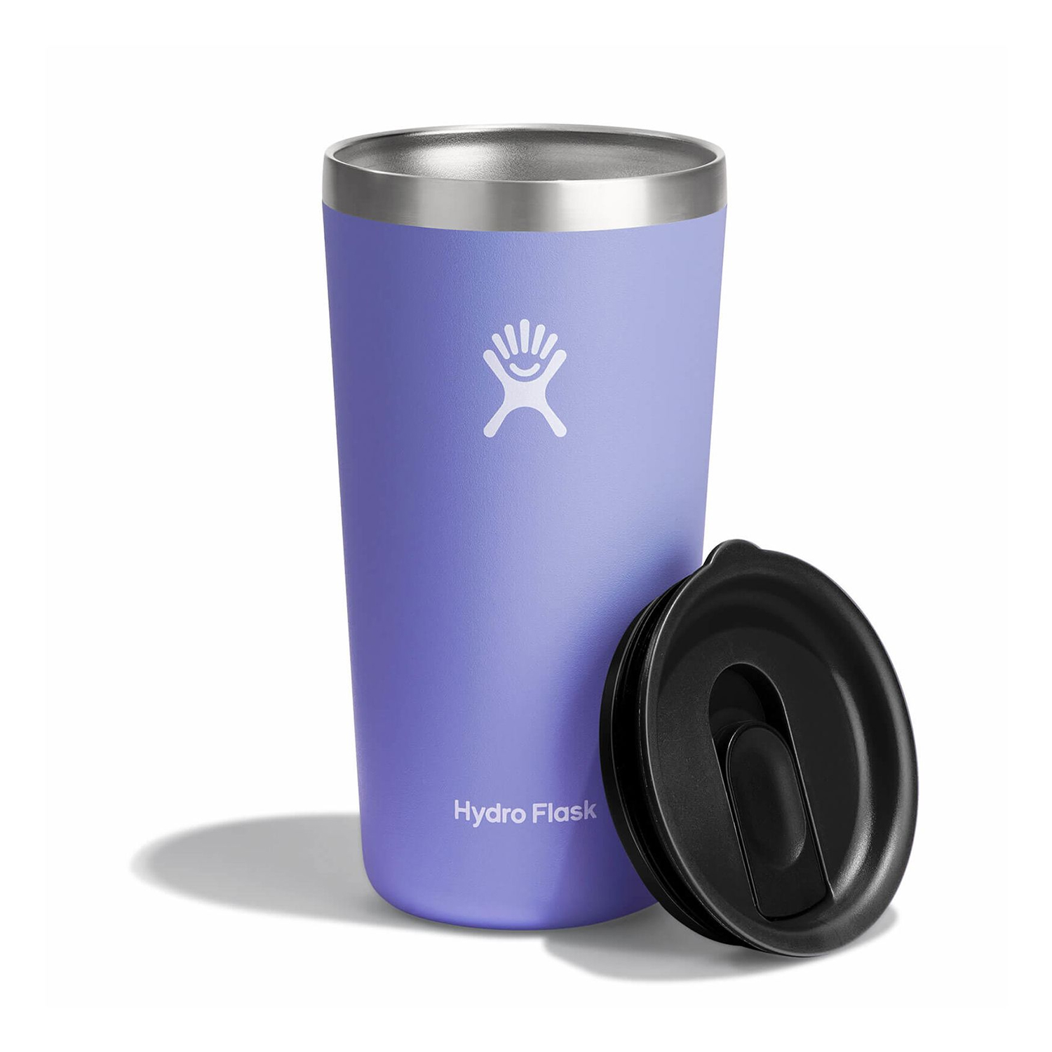 Ly Hydro Flask Around Tumbler Straw Lid 20oz màu Tím Lupine