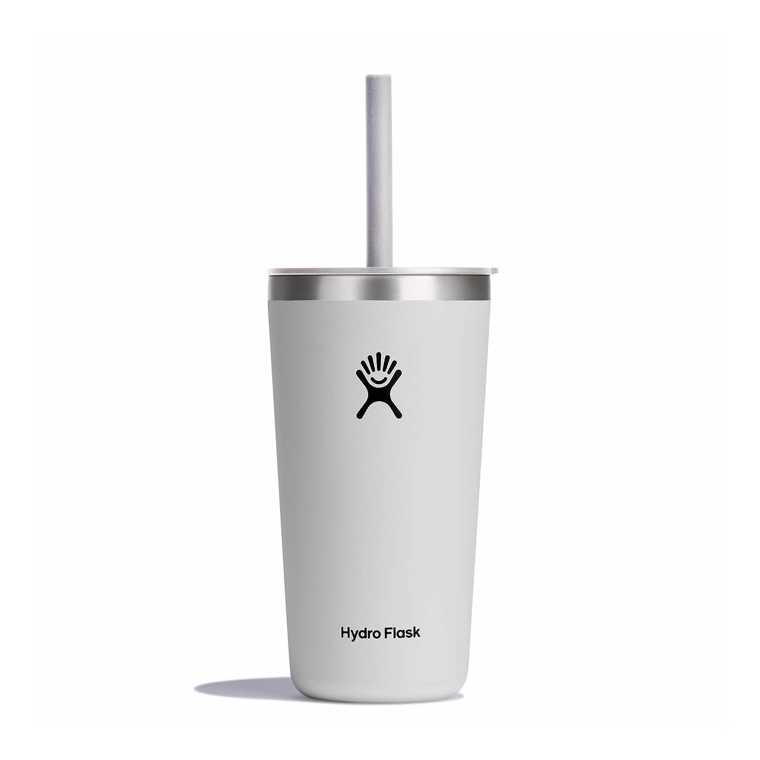 Ly Hydro Flask Around Tumbler Straw Lid 20oz màu White