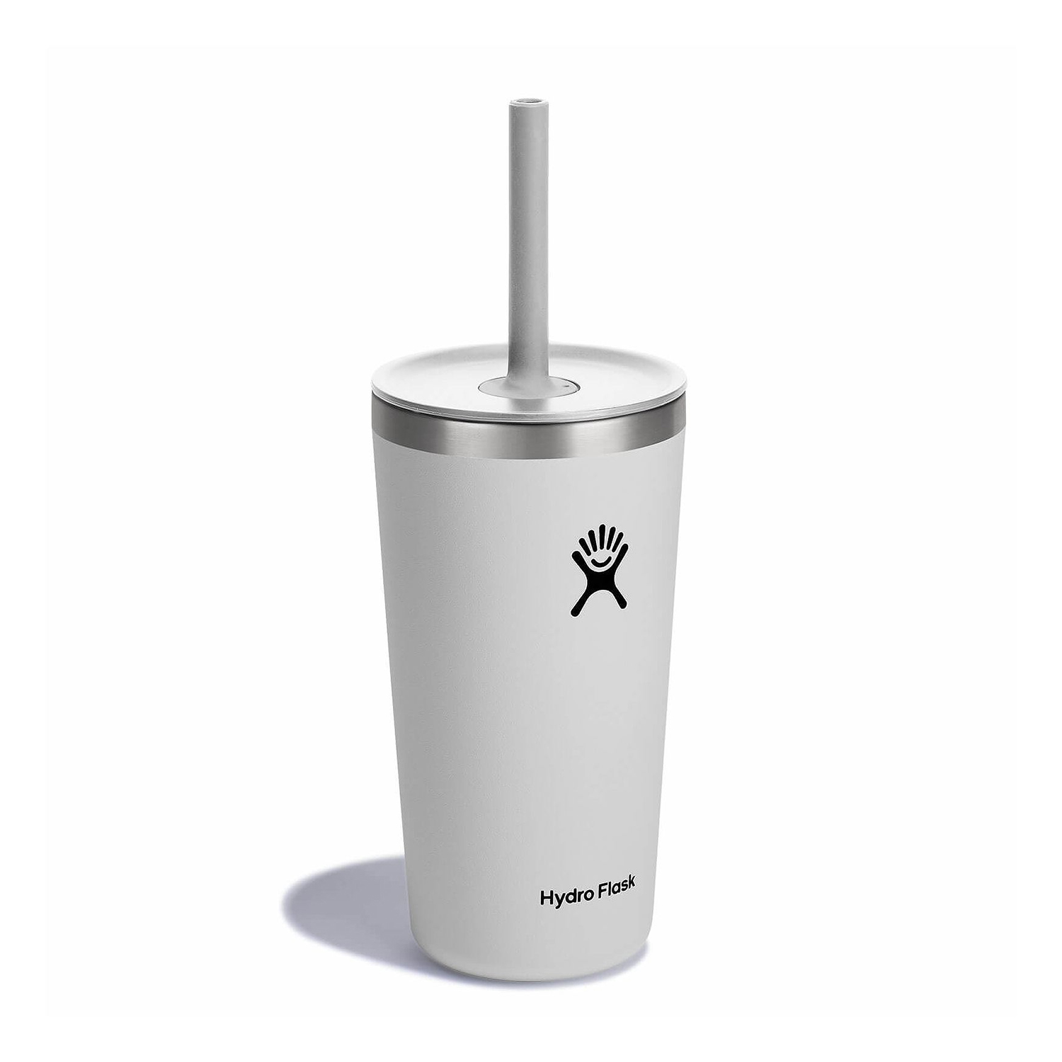 Ly Hydro Flask Around Tumbler Straw Lid 20oz màu White