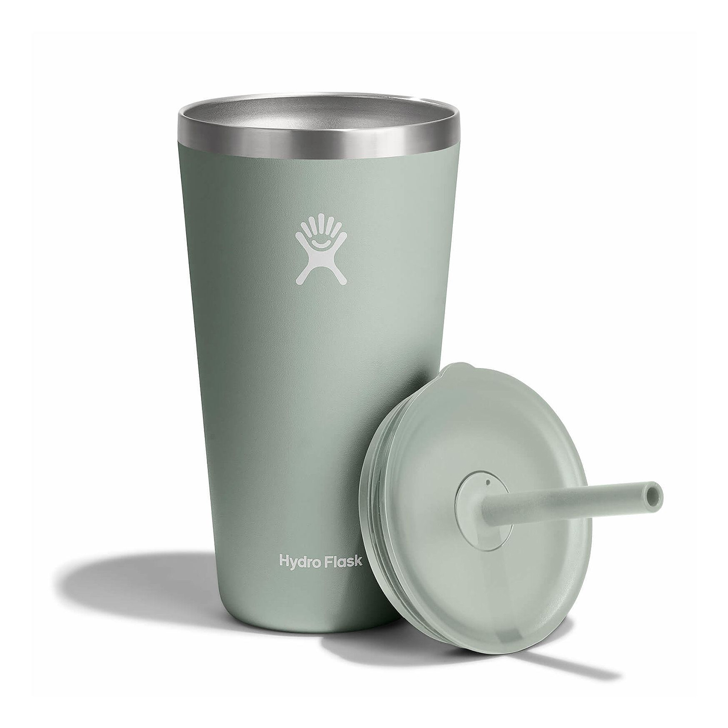 Ly Hydro Flask Around Tumbler Straw Lid 28oz màu Xanh Agave