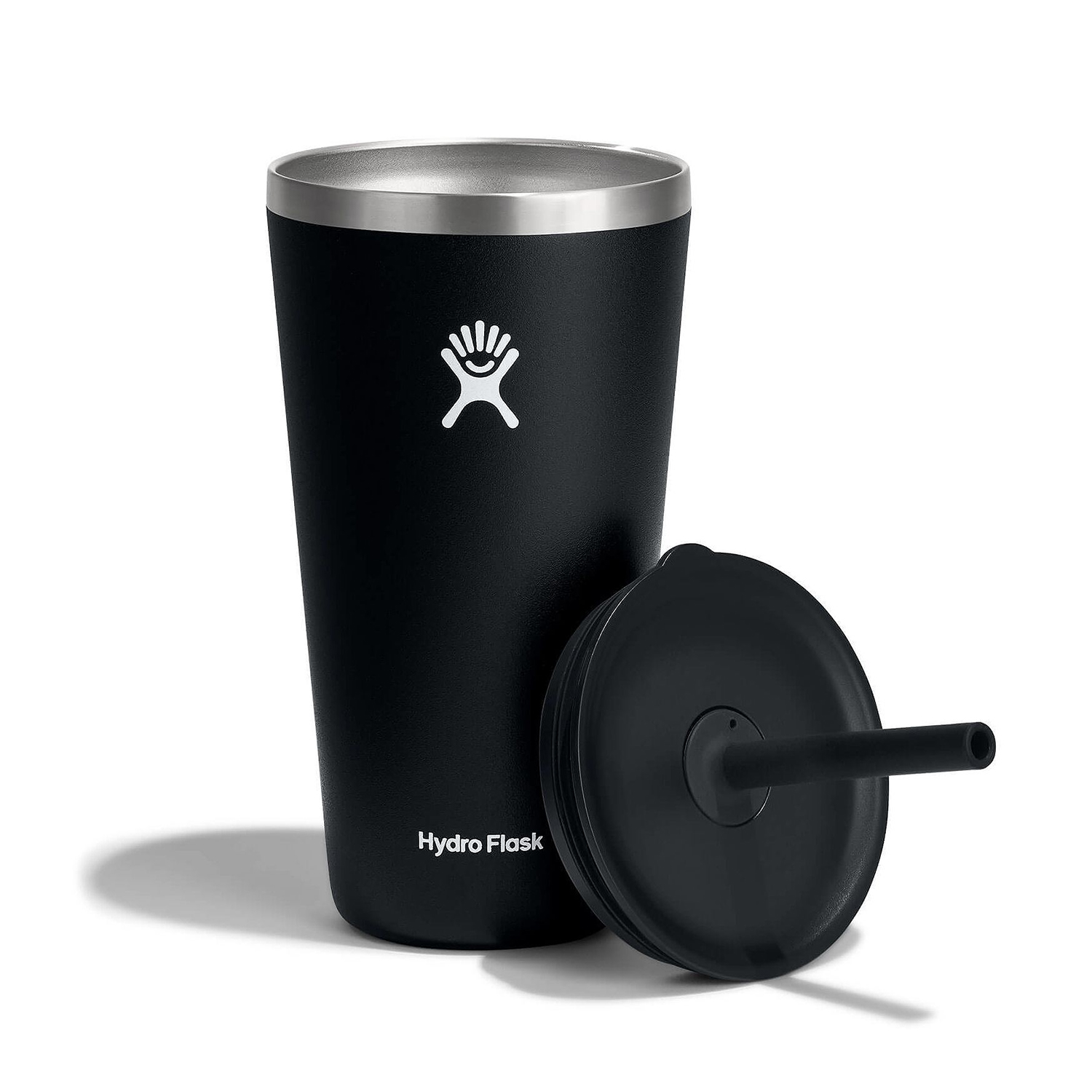 Ly Hydro Flask Around Tumbler Straw Lid 28oz màu Black