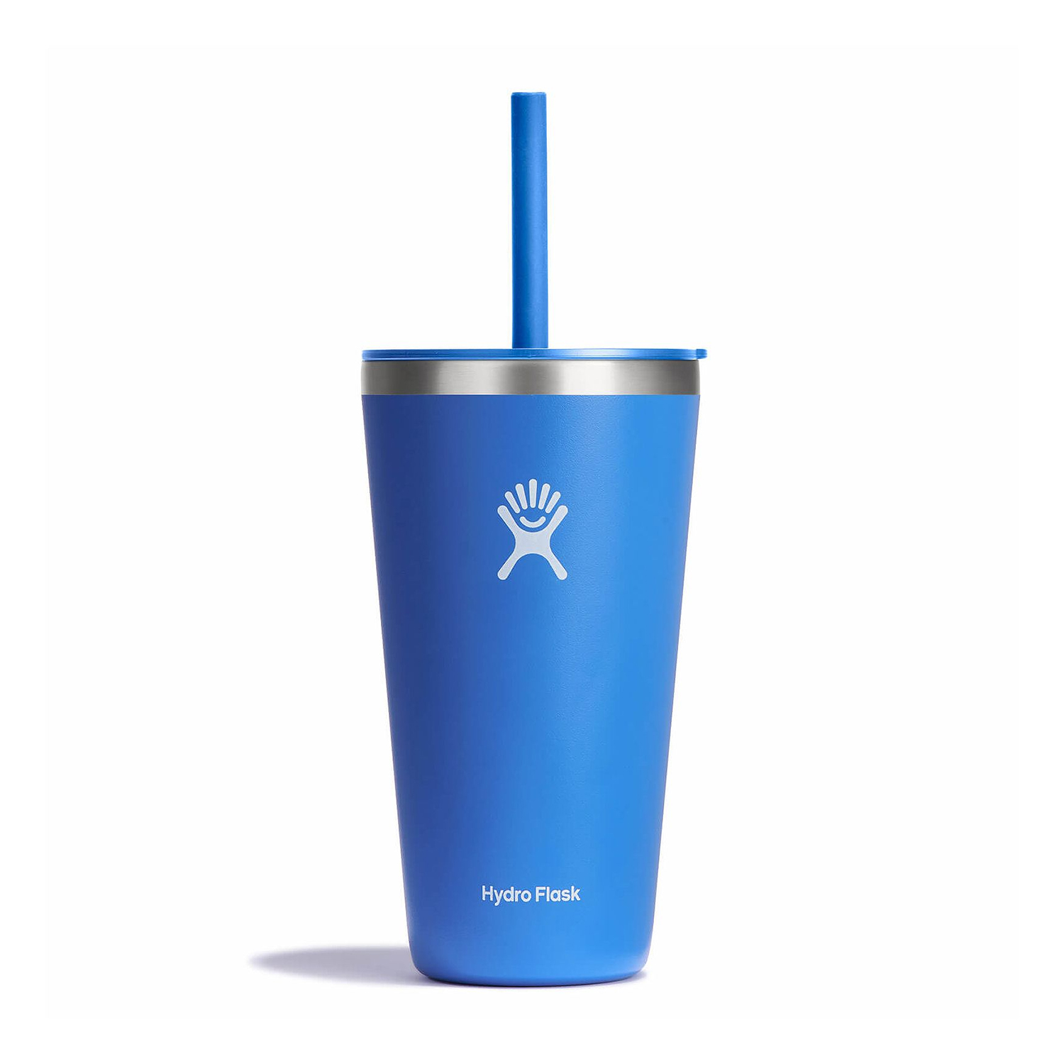 Ly Hydro Flask Around Tumbler Straw Lid 28oz màu Xanh Blue