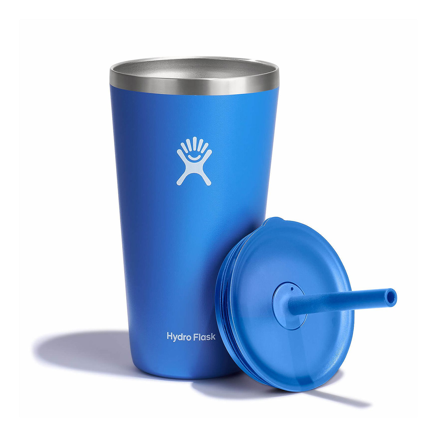 Ly Hydro Flask Around Tumbler Straw Lid 28oz màu Xanh Blue