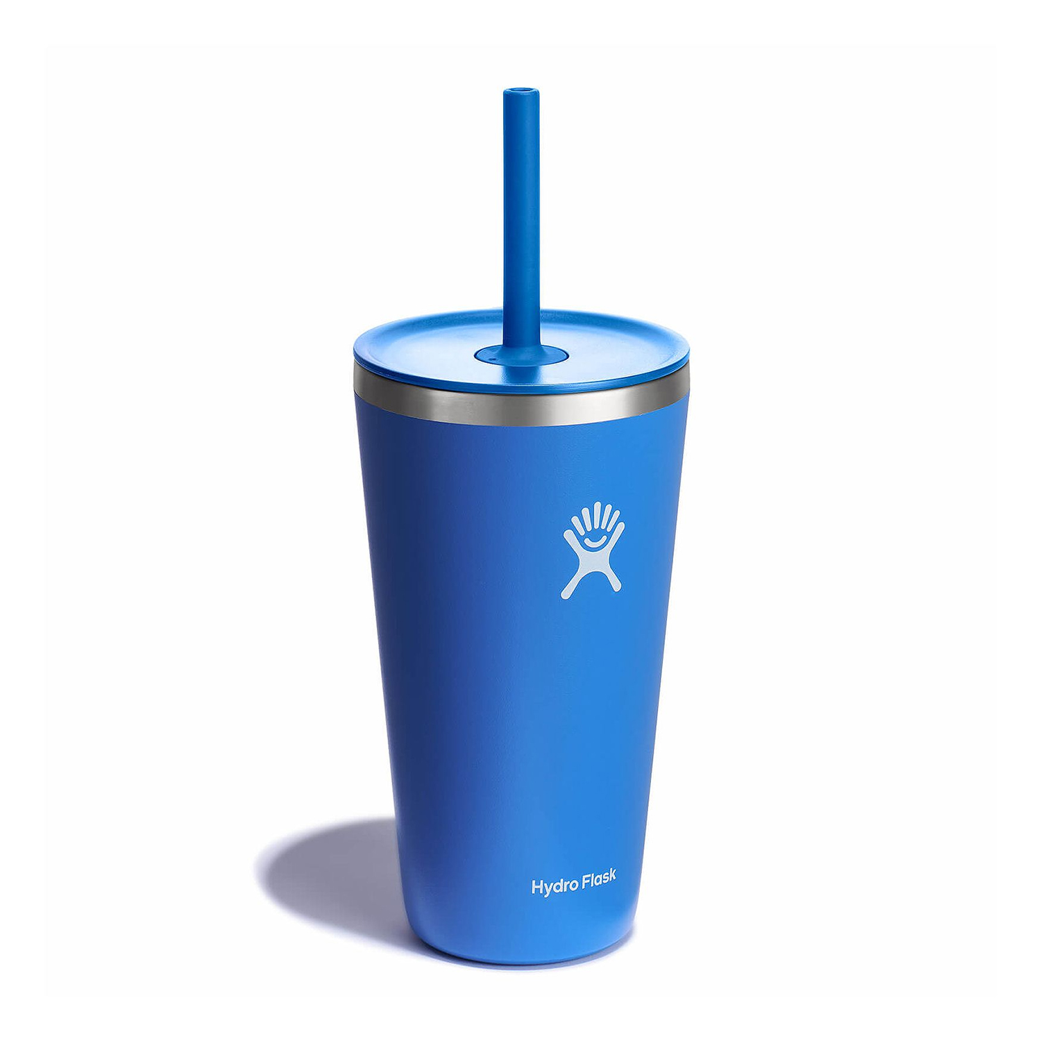 Ly Hydro Flask Around Tumbler Straw Lid 28oz màu Xanh Blue