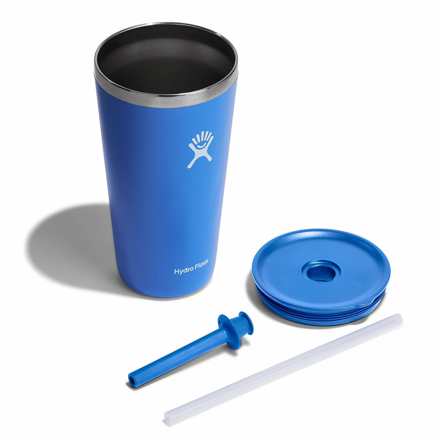 Ly Hydro Flask Around Tumbler Straw Lid 28oz màu Xanh Blue