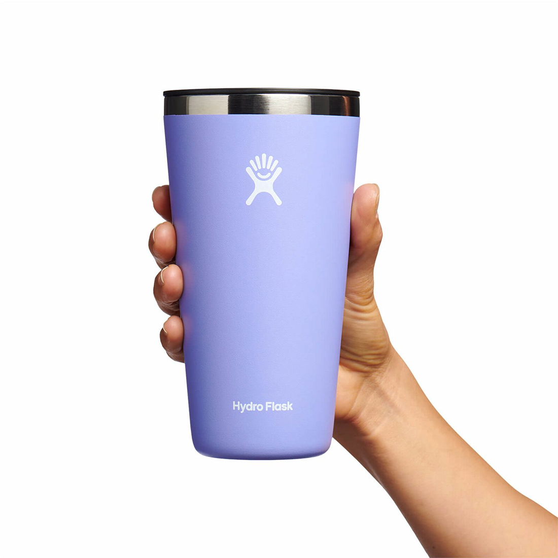 Ly Hydro Flask Around Tumbler Straw Lid 28oz màu Tím Lupine