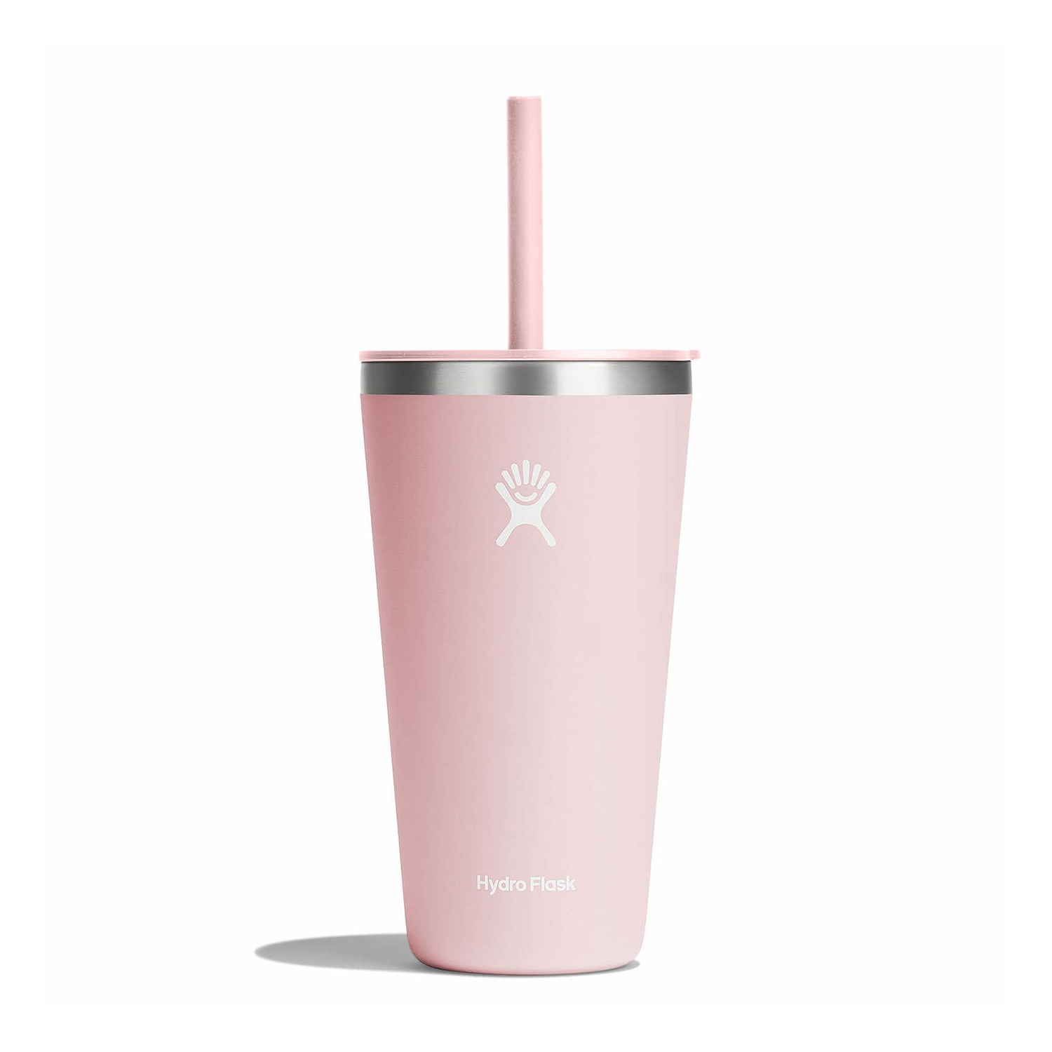 Ly Hydro Flask Around Tumbler Straw Lid 28oz màu Hồng Pink