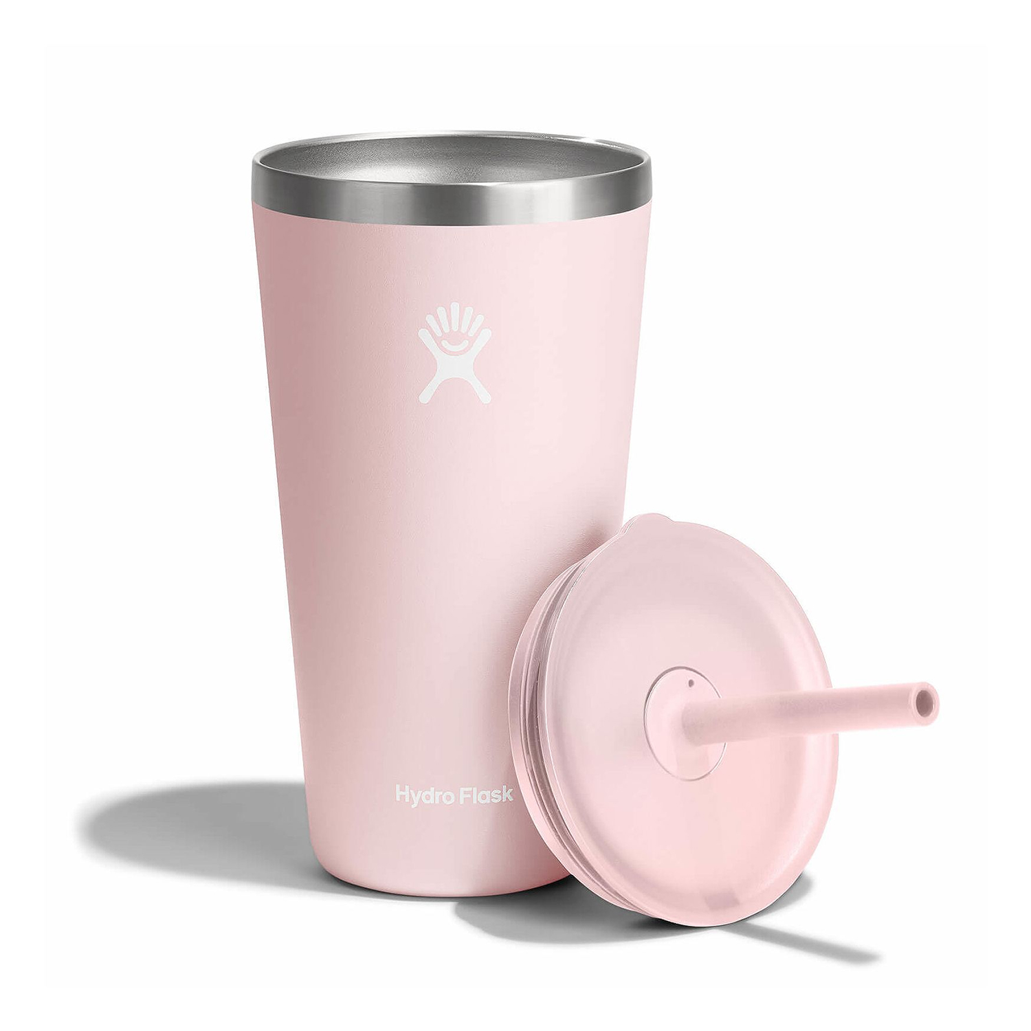 Ly Hydro Flask Around Tumbler Straw Lid 28oz màu Pink