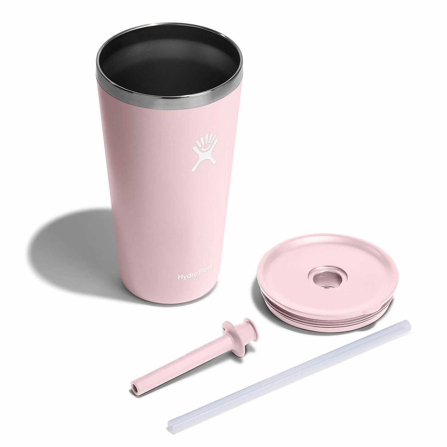 Ly Hydro Flask Around Tumbler Straw Lid 28oz màu Pink