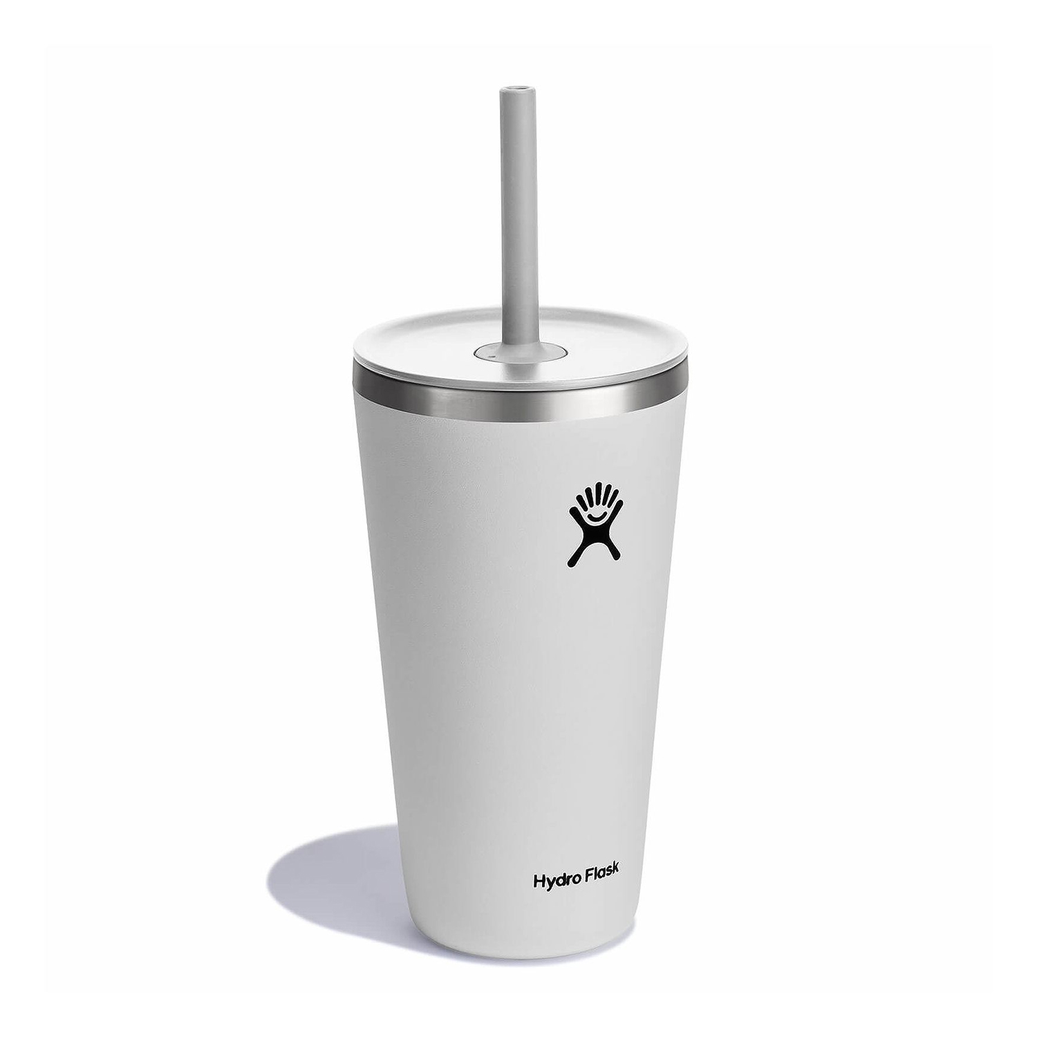 Ly Hydro Flask Around Tumbler Straw Lid 28oz màu White