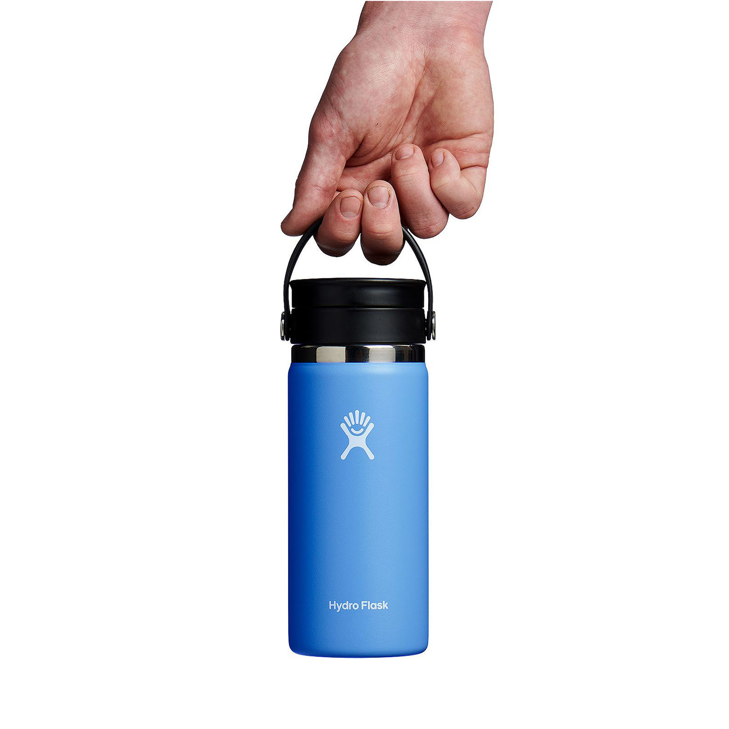 Bình Hydro Flask Wide Mouth with Flex Sip 16oz màu Xanh Blue