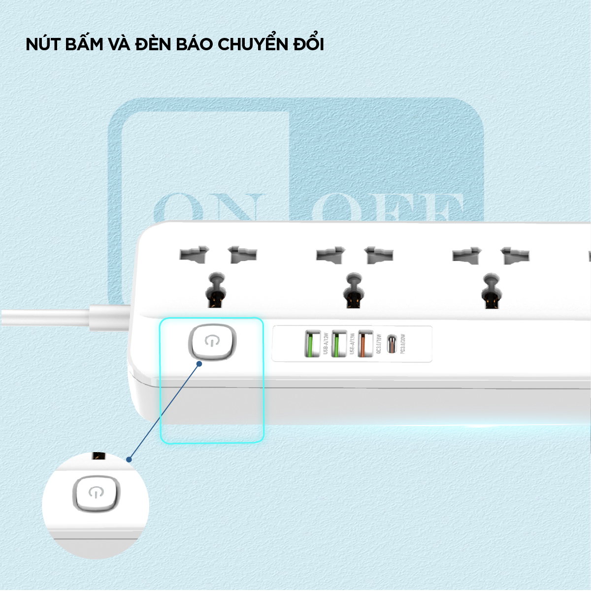 Ổ điện Energizer EPB2501EU Ổ điện Energizer EPB2501EU