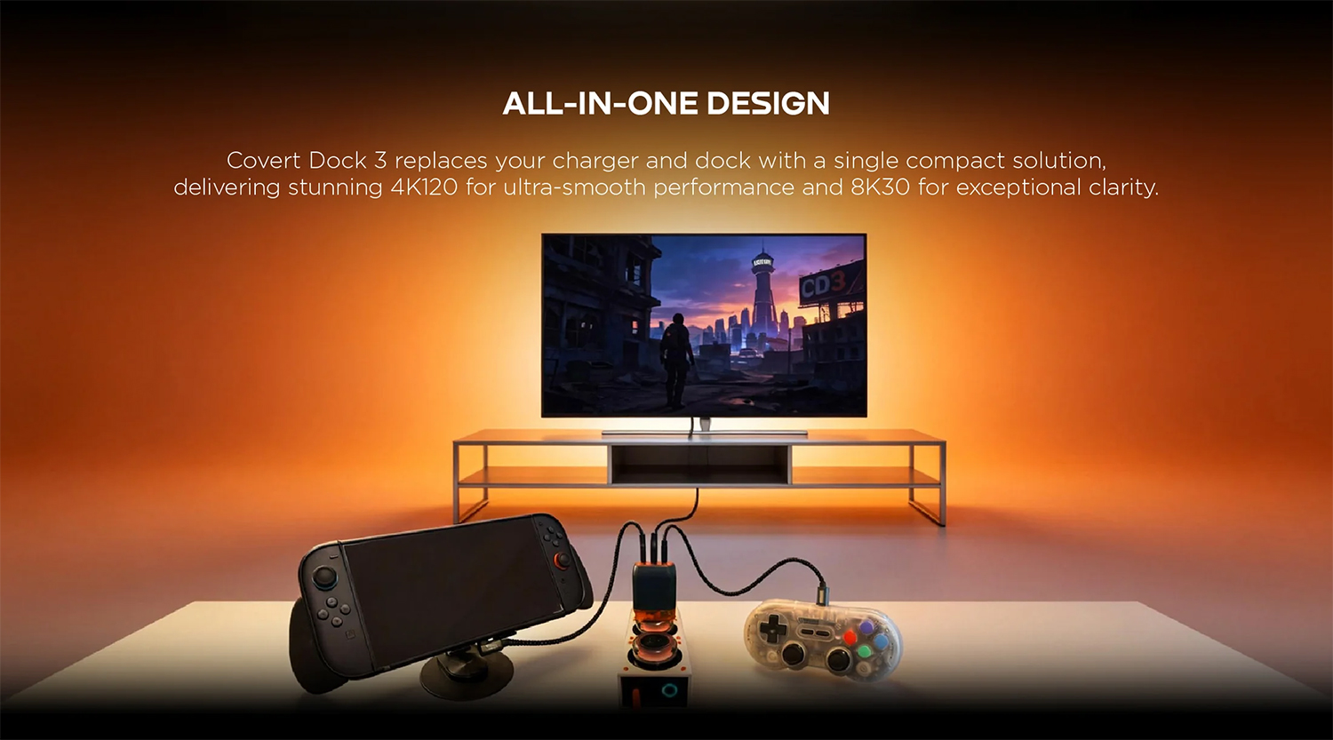Sạc Genki Covert Dock 3 65W