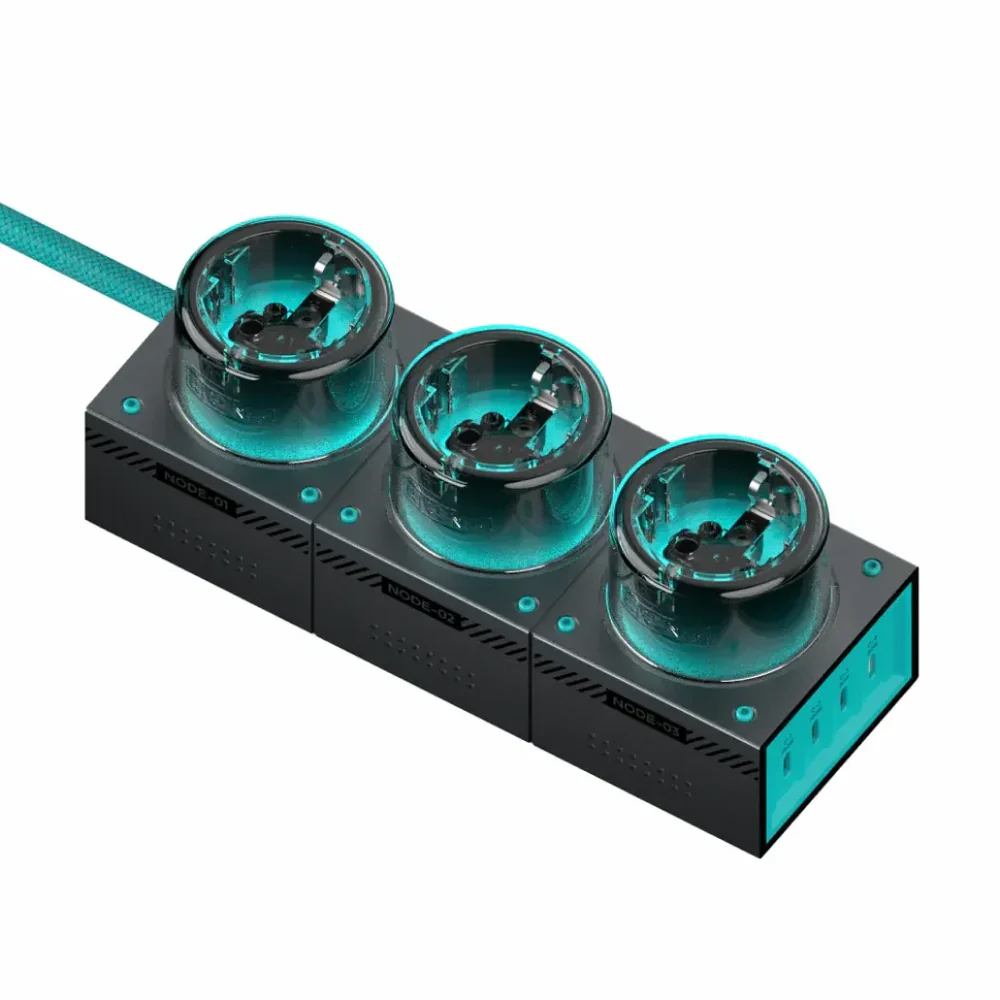 Sạc Genki Moonbase 240W GaN chuẩn EU - Darkside